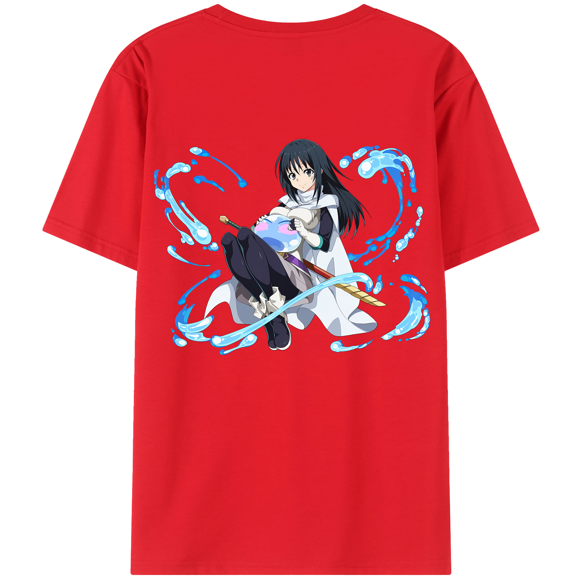 （画像用） 転スラ Regarding Reincarnated to Slime レディース半袖Tシャツ(バックプリント)