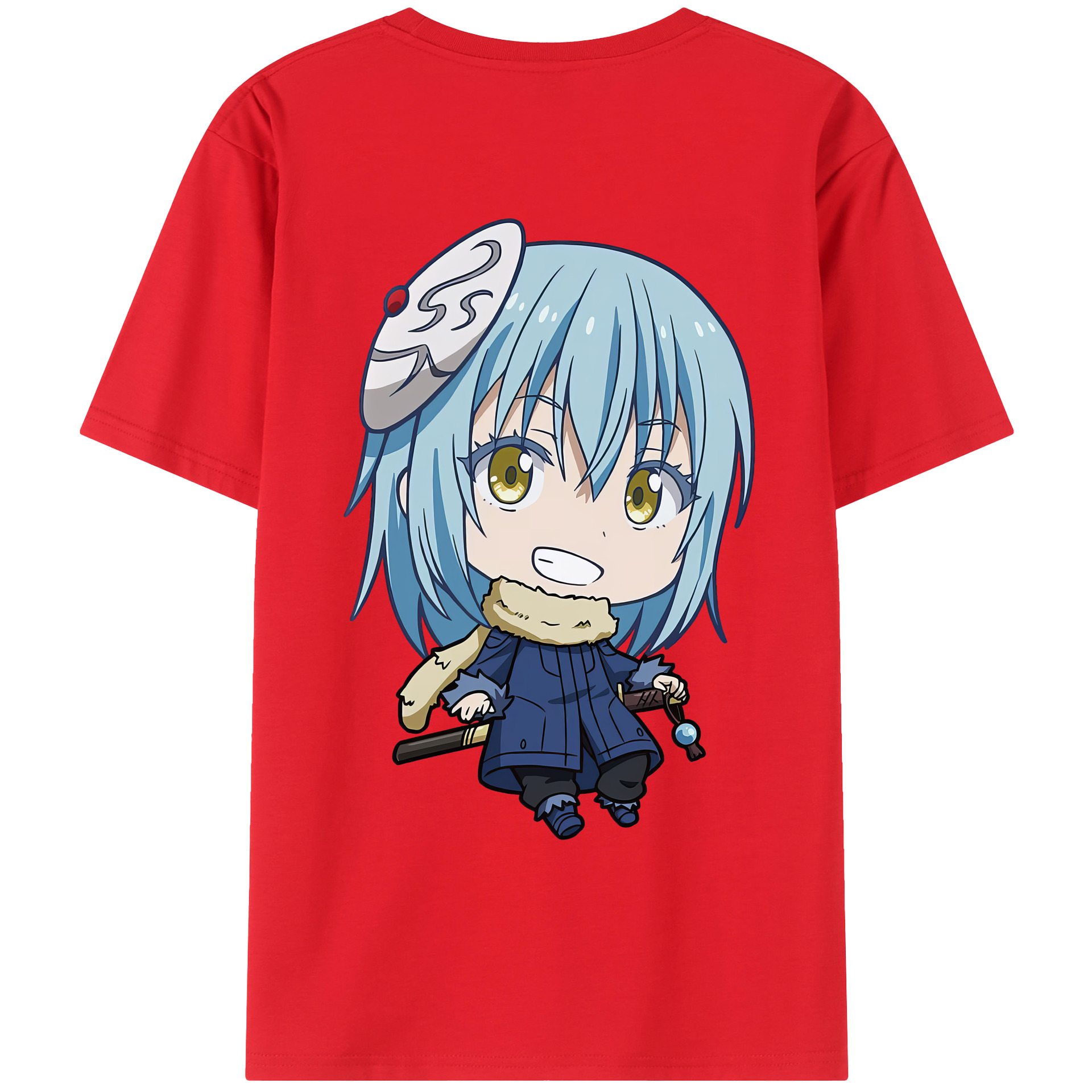 （画像用） 転スラ Regarding Reincarnated to Slime レディース半袖Tシャツ(バックプリント)