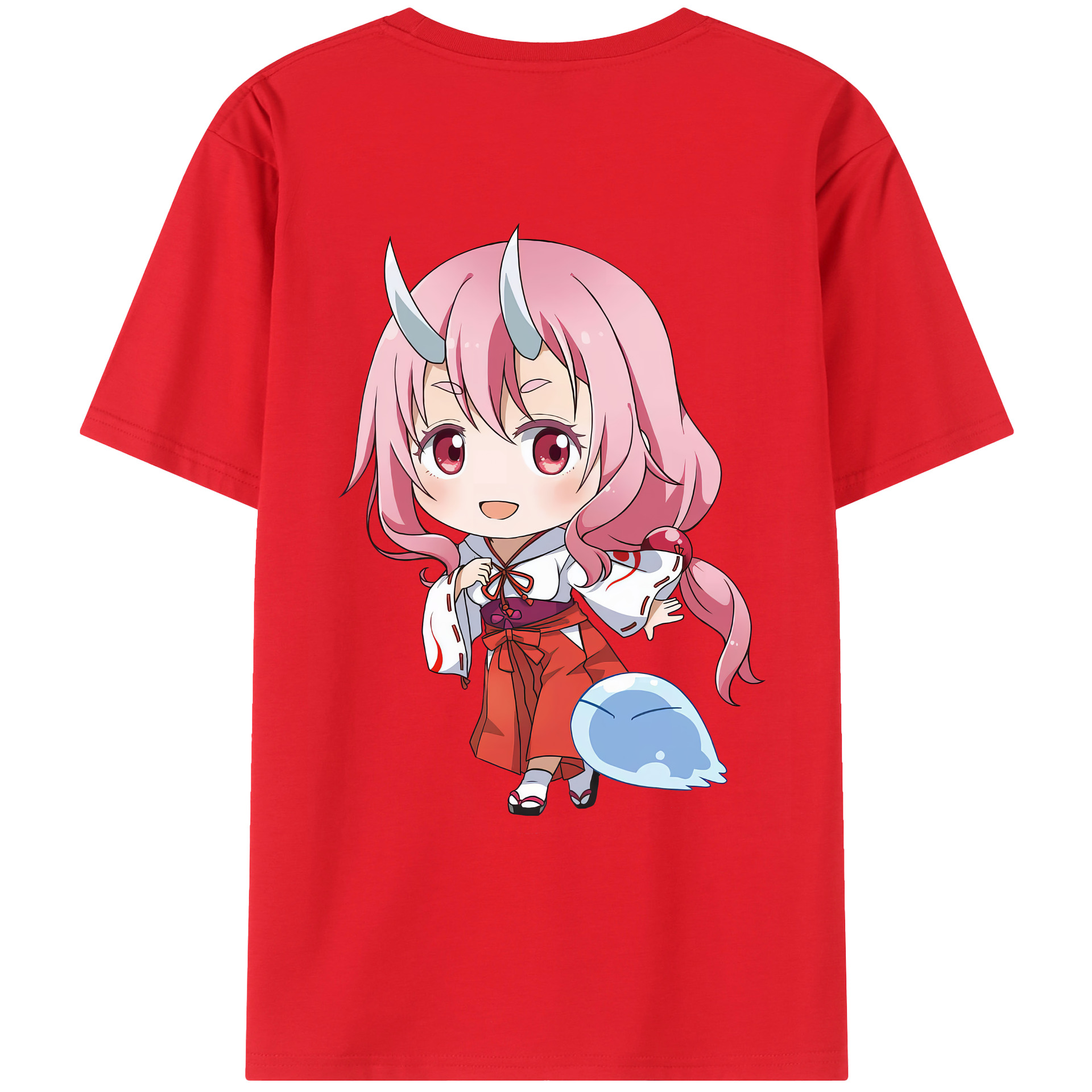 （画像用） 転スラ Regarding Reincarnated to Slime レディース半袖Tシャツ(バックプリント)