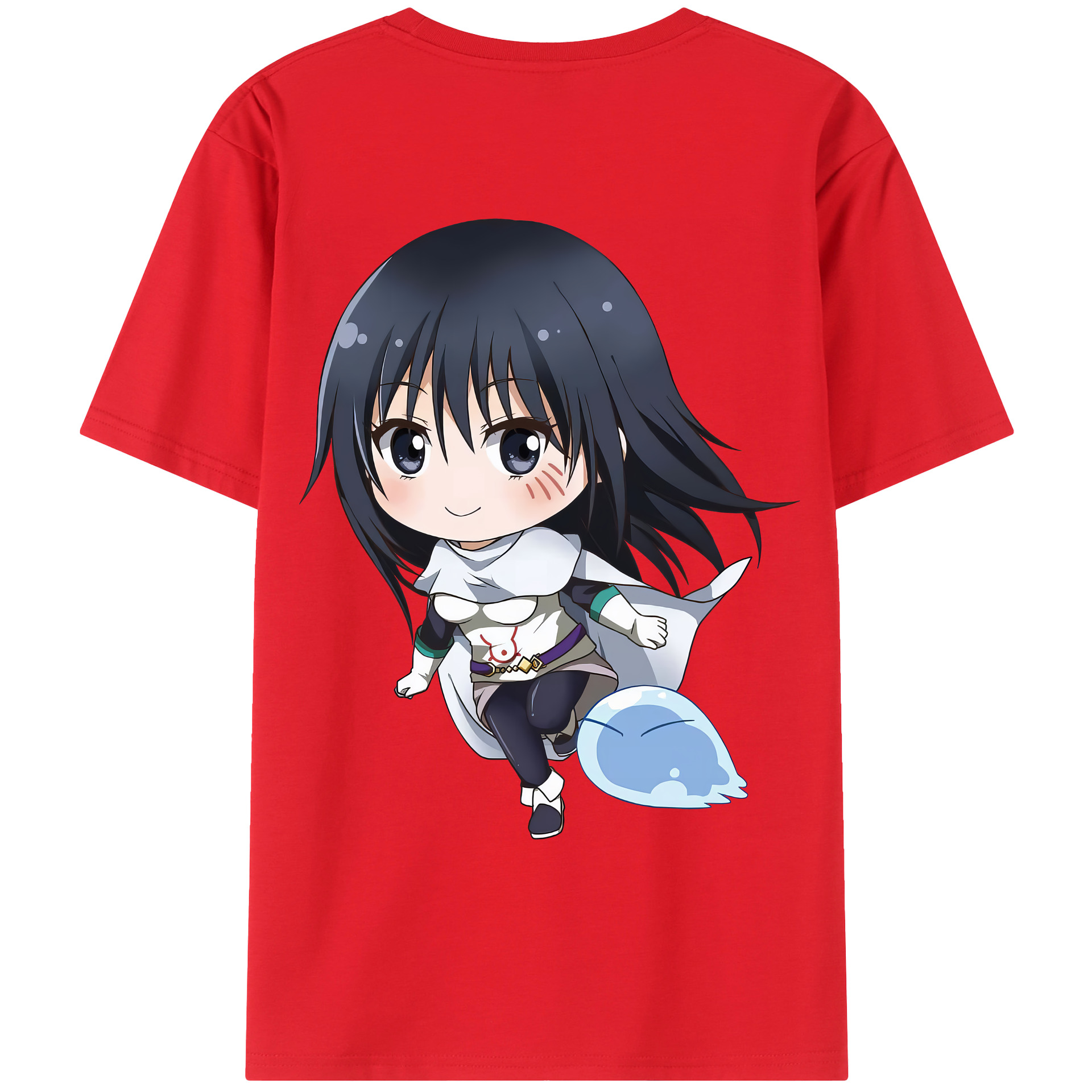 （画像用） 転スラ Regarding Reincarnated to Slime レディース半袖Tシャツ(バックプリント)