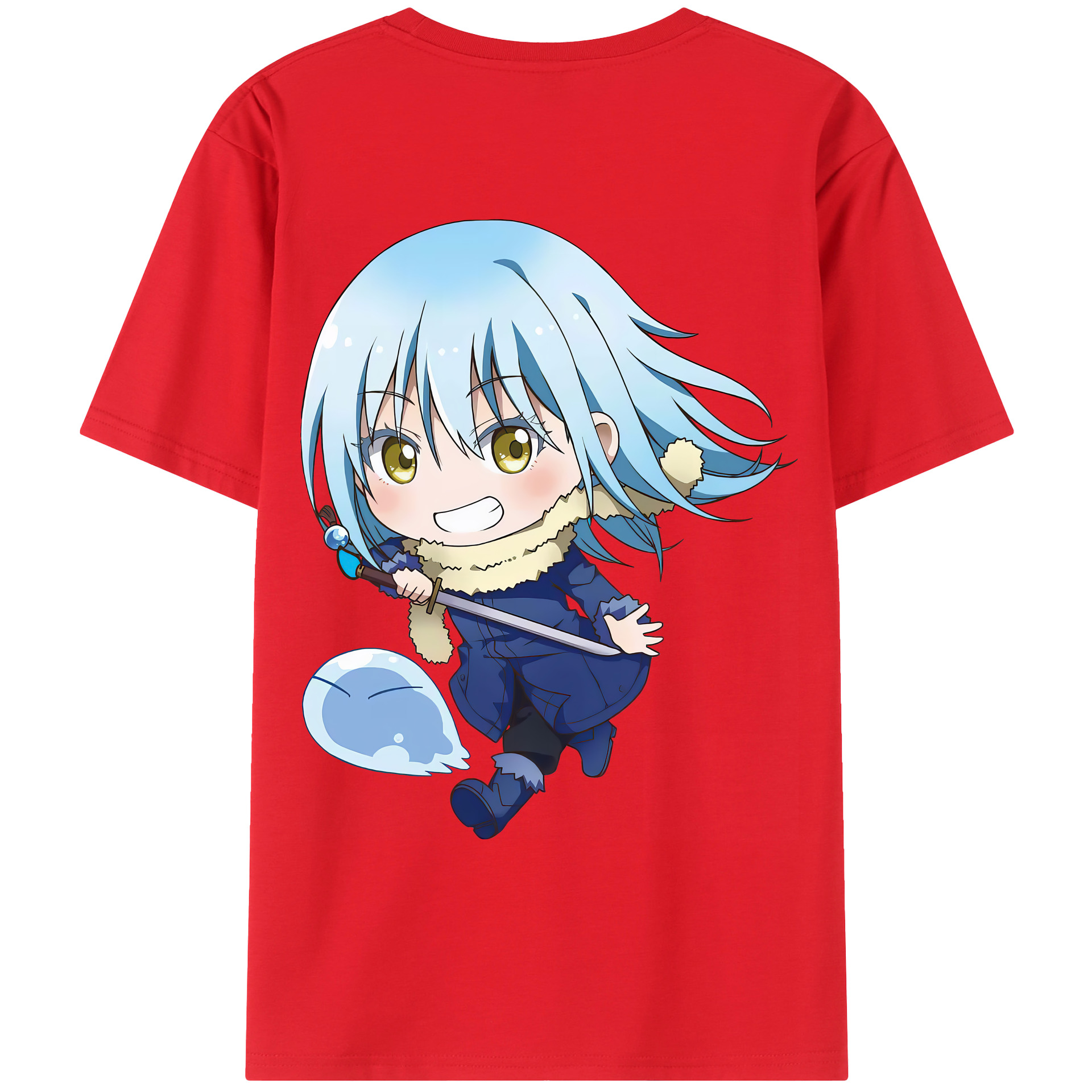 （画像用） 転スラ Regarding Reincarnated to Slime レディース半袖Tシャツ(バックプリント)