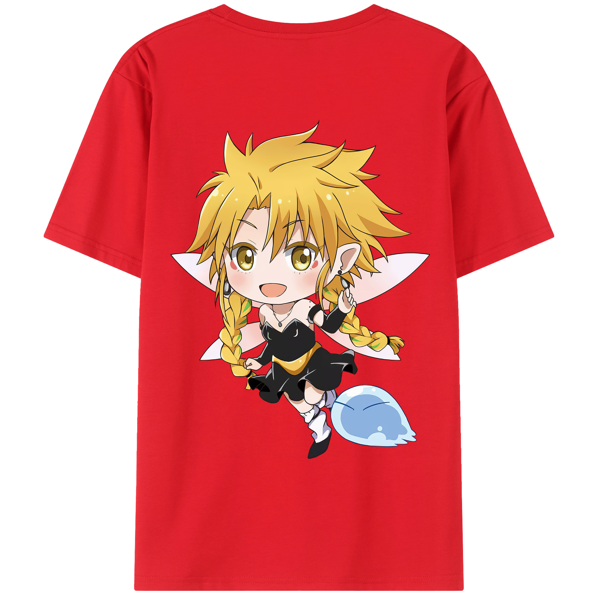 （画像用） 転スラ Regarding Reincarnated to Slime レディース半袖Tシャツ(バックプリント)