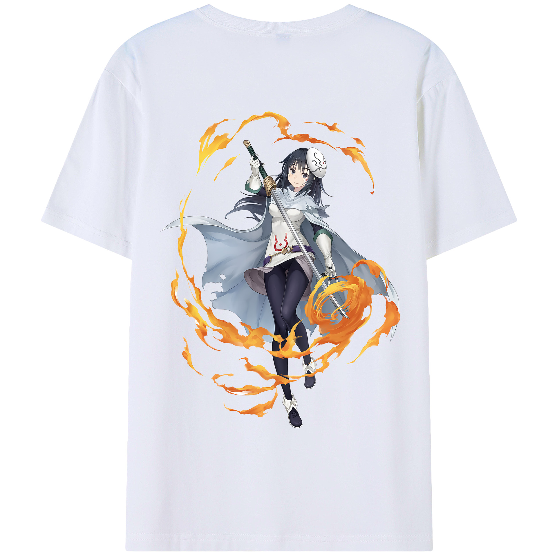 （画像用） 転スラ Regarding Reincarnated to Slime レディース半袖Tシャツ(バックプリント)