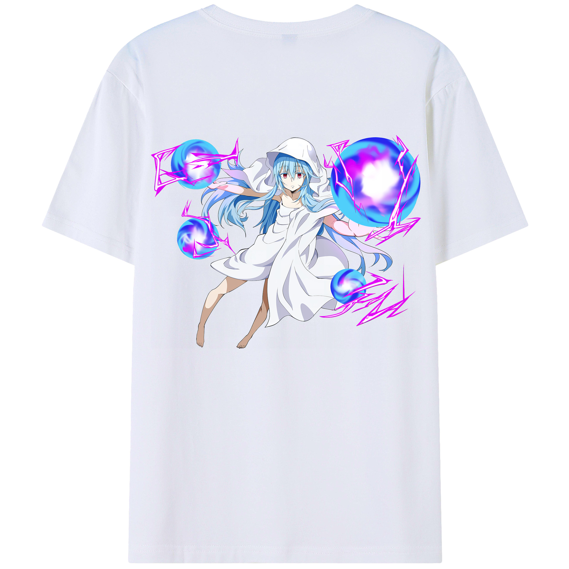 （画像用） 転スラ Regarding Reincarnated to Slime レディース半袖Tシャツ(バックプリント)