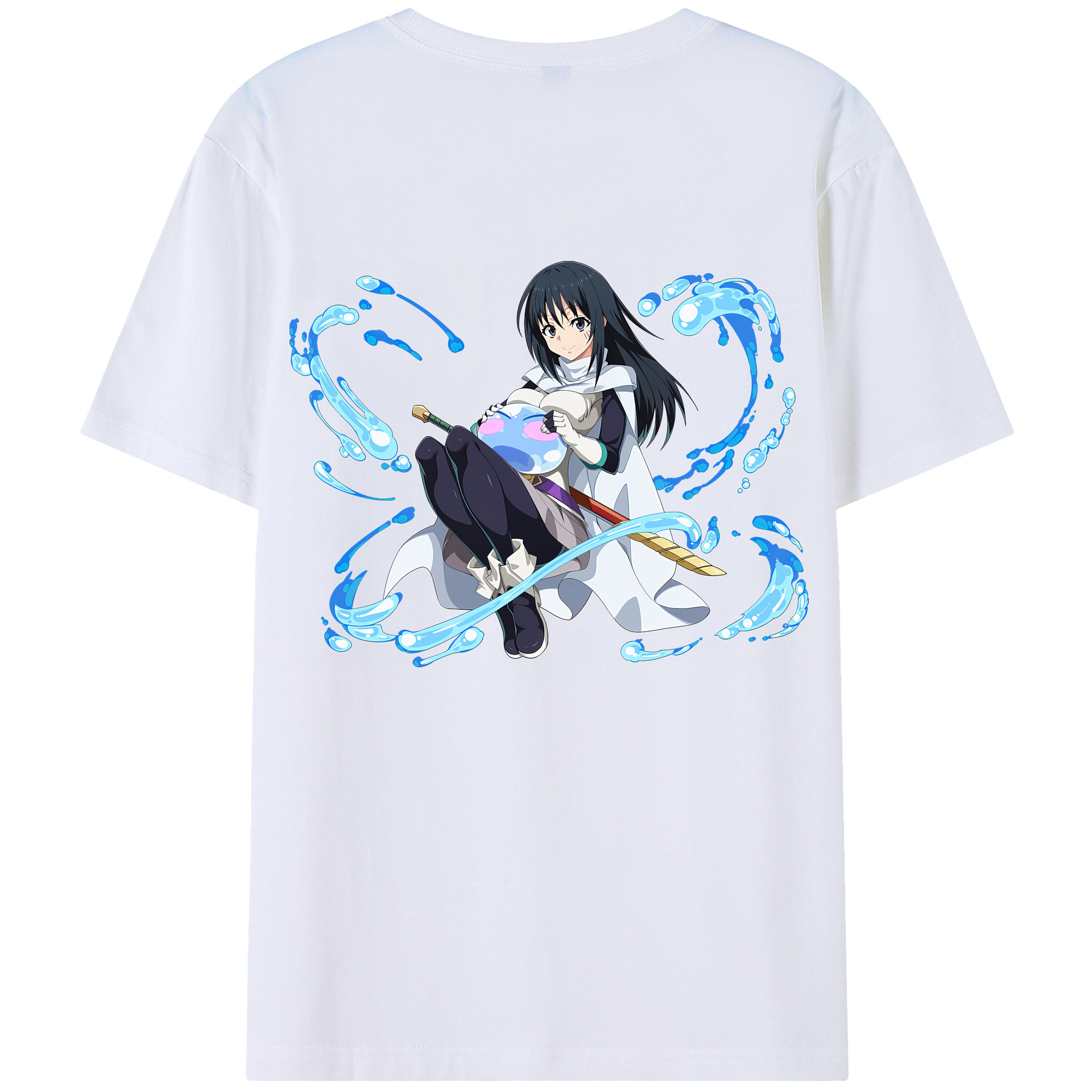 （画像用） 転スラ Regarding Reincarnated to Slime レディース半袖Tシャツ(バックプリント)