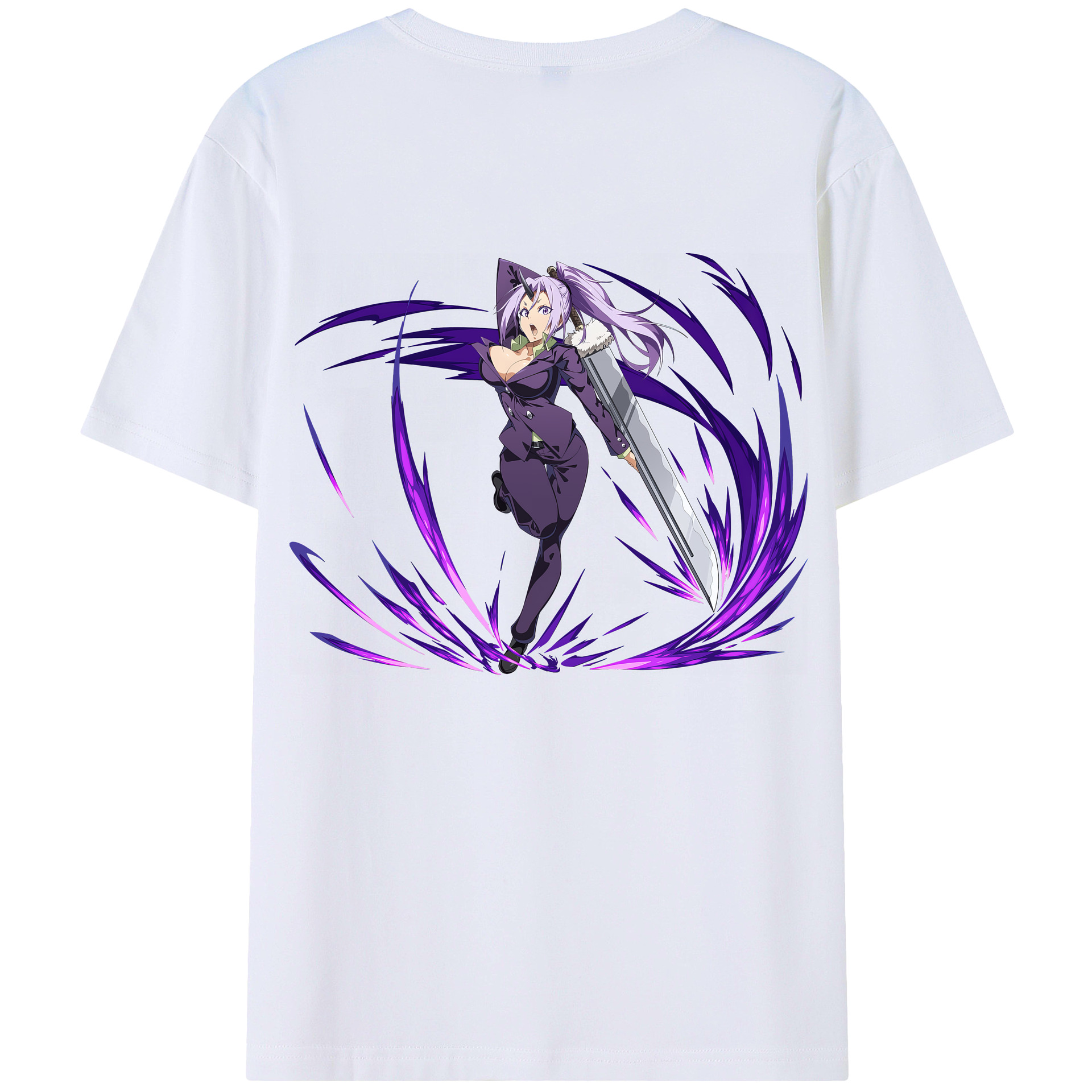 （画像用） 転スラ Regarding Reincarnated to Slime レディース半袖Tシャツ(バックプリント)
