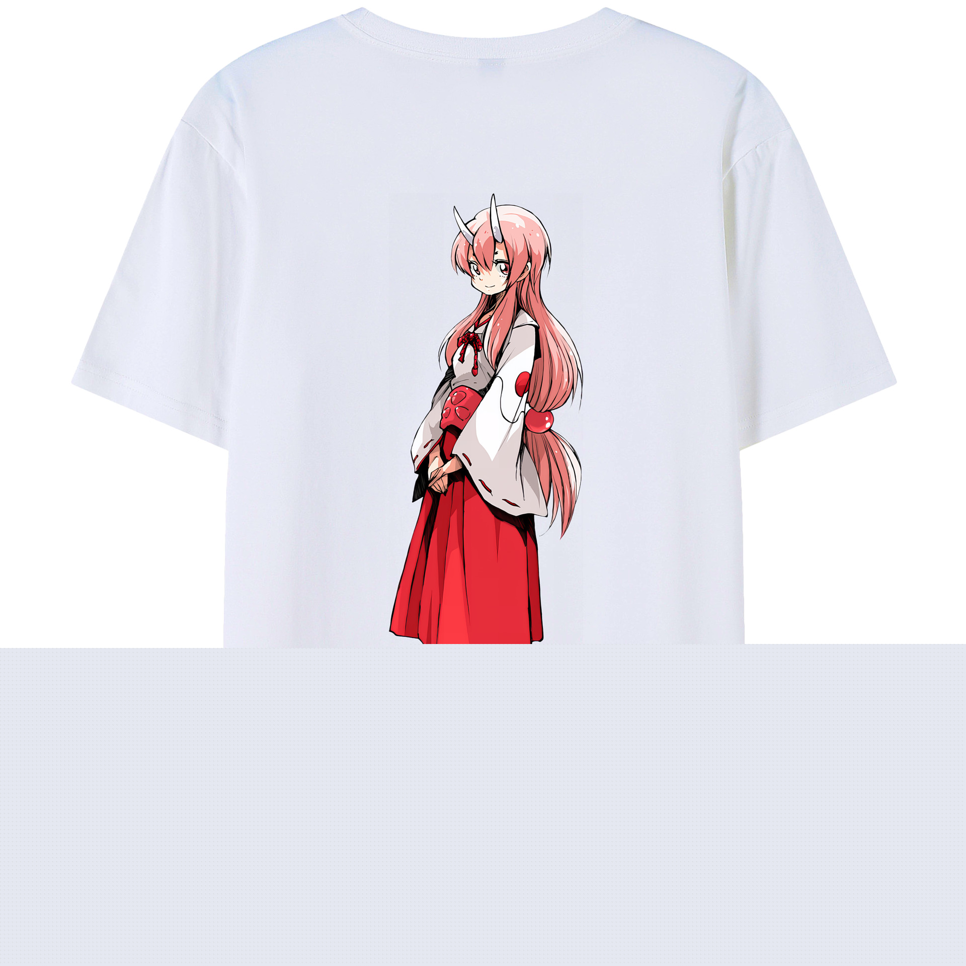 （画像用） 転スラ Regarding Reincarnated to Slime レディース半袖Tシャツ(バックプリント)