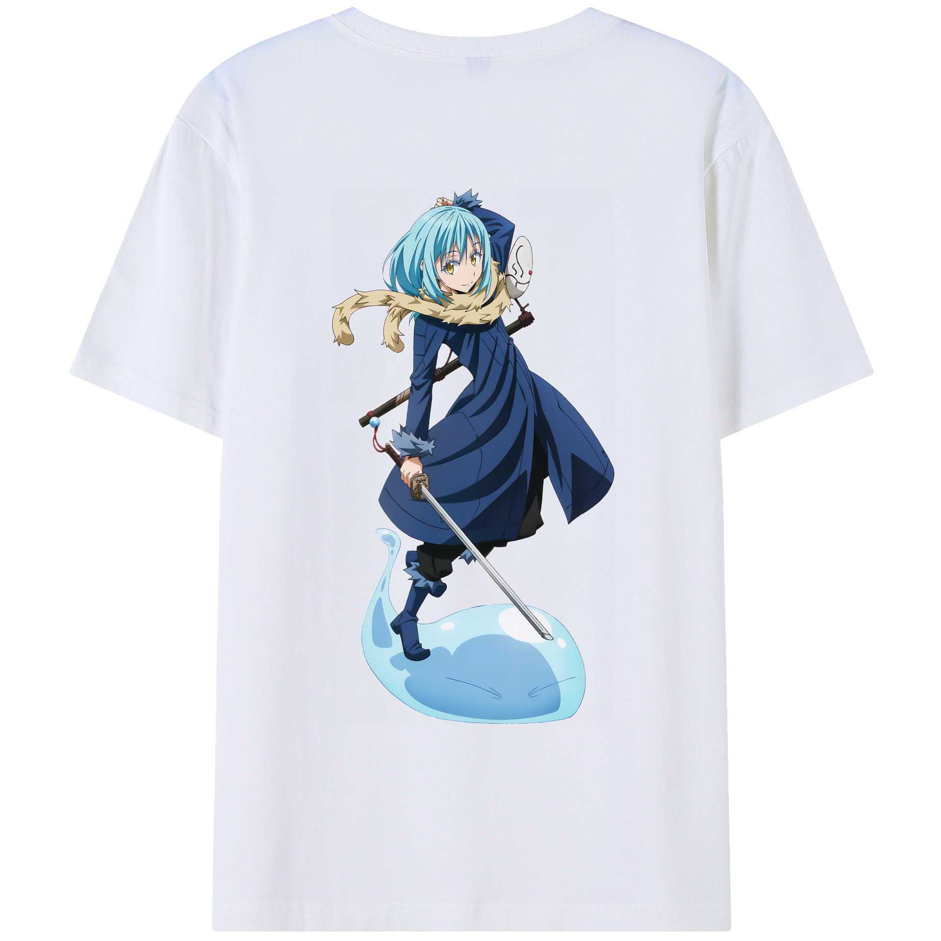 （画像用） 転スラ Regarding Reincarnated to Slime レディース半袖Tシャツ(バックプリント)