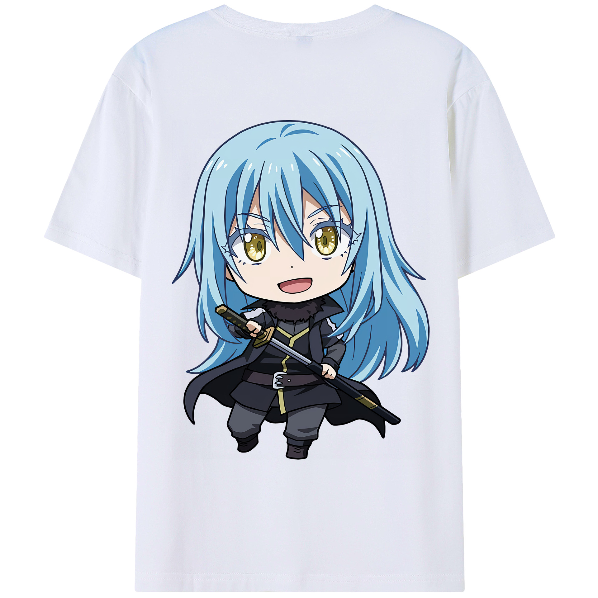 （画像用） 転スラ Regarding Reincarnated to Slime レディース半袖Tシャツ(バックプリント)