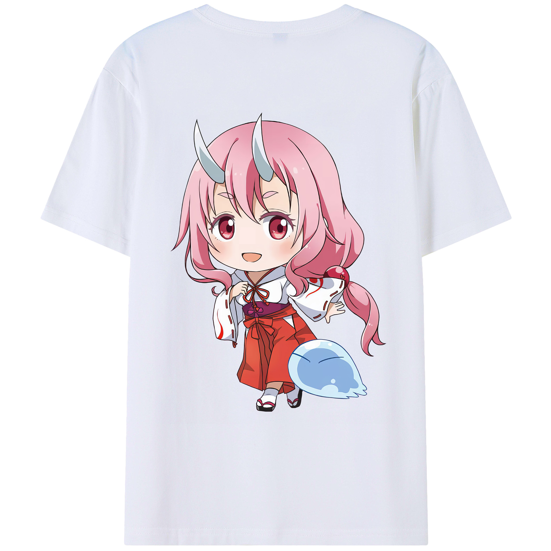 （画像用） 転スラ Regarding Reincarnated to Slime レディース半袖Tシャツ(バックプリント)