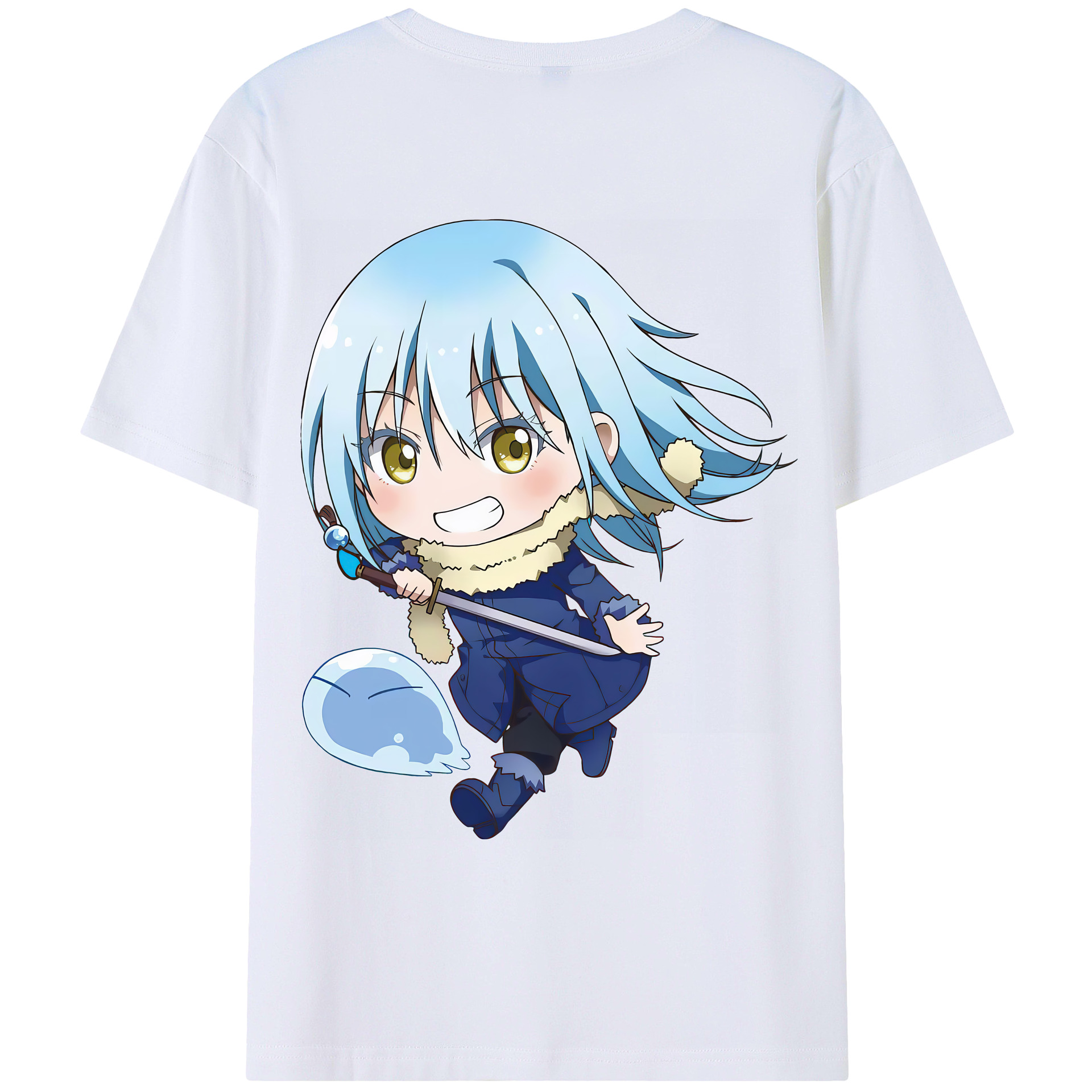 （画像用） 転スラ Regarding Reincarnated to Slime レディース半袖Tシャツ(バックプリント)