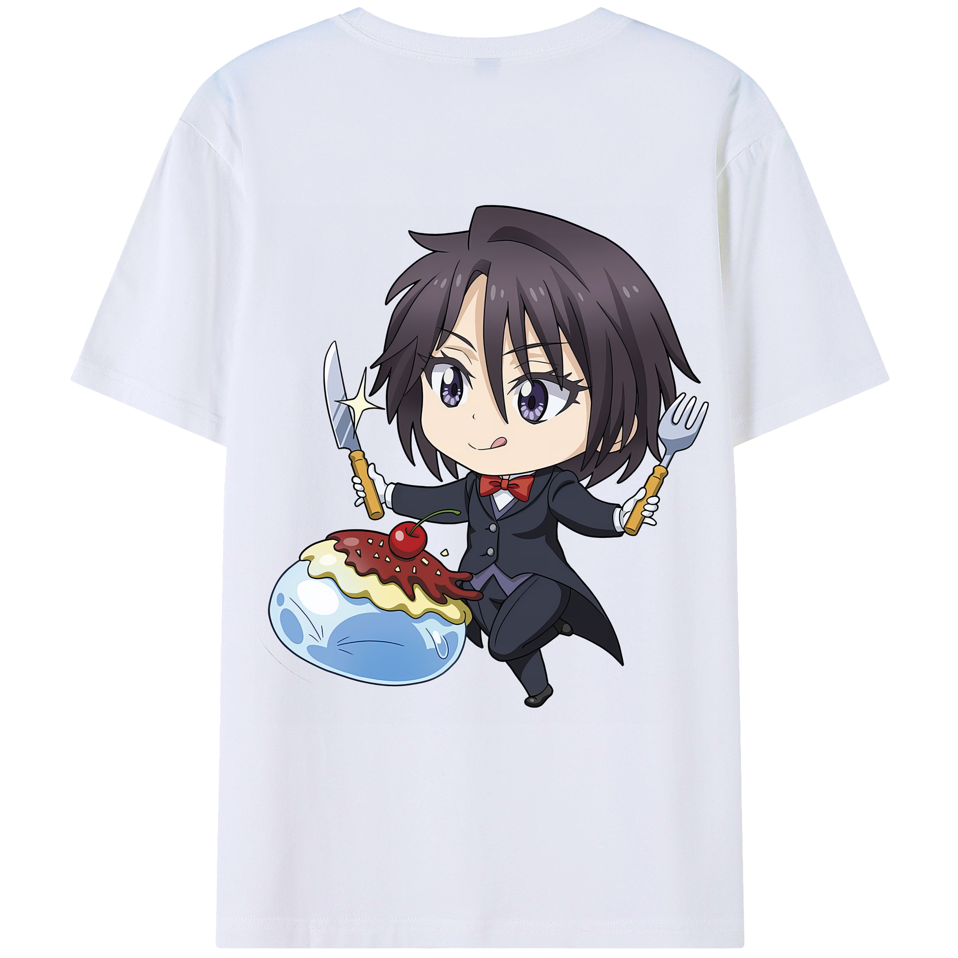 （画像用） 転スラ Regarding Reincarnated to Slime レディース半袖Tシャツ(バックプリント)