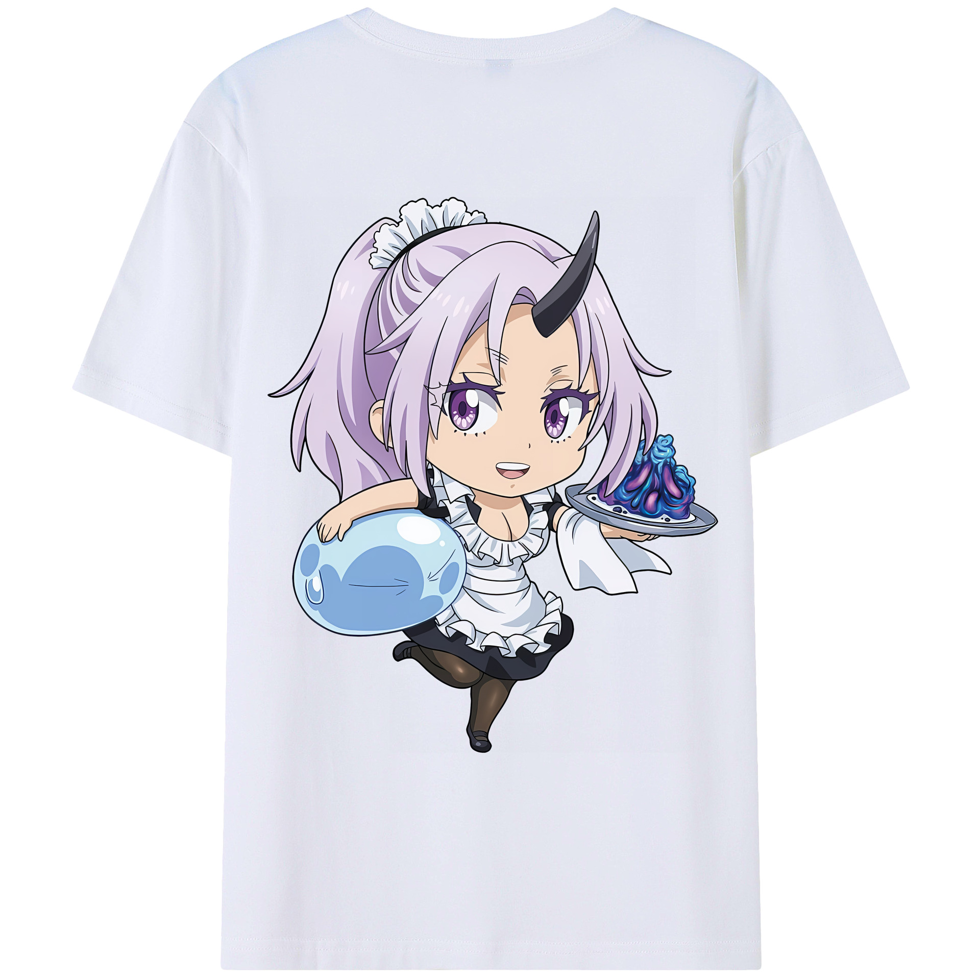 （画像用） 転スラ Regarding Reincarnated to Slime レディース半袖Tシャツ(バックプリント)