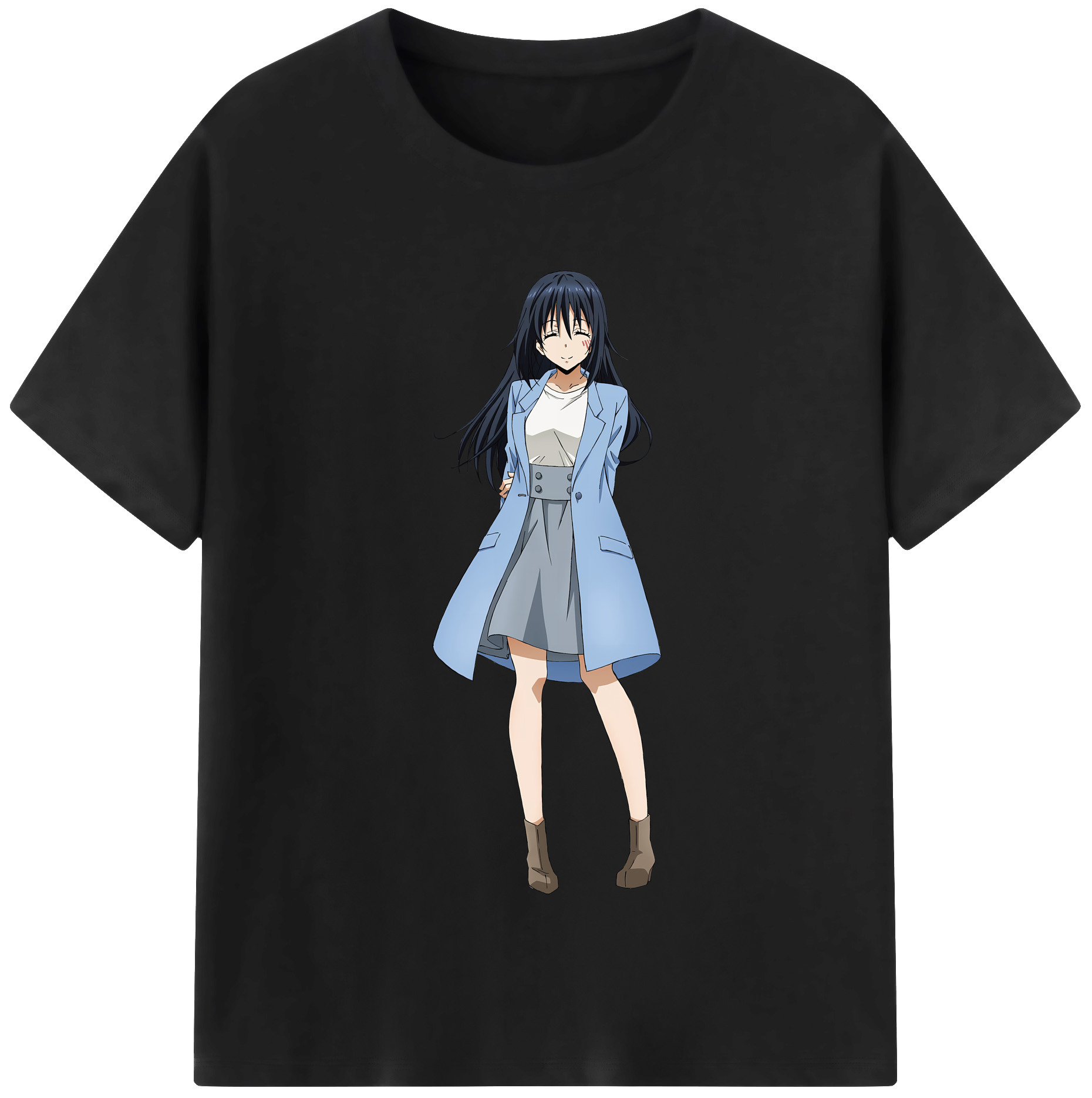 （画像用） 転スラ Regarding Reincarnated to Slime レディースカジュアルプリントTシャツ（綿100％）
