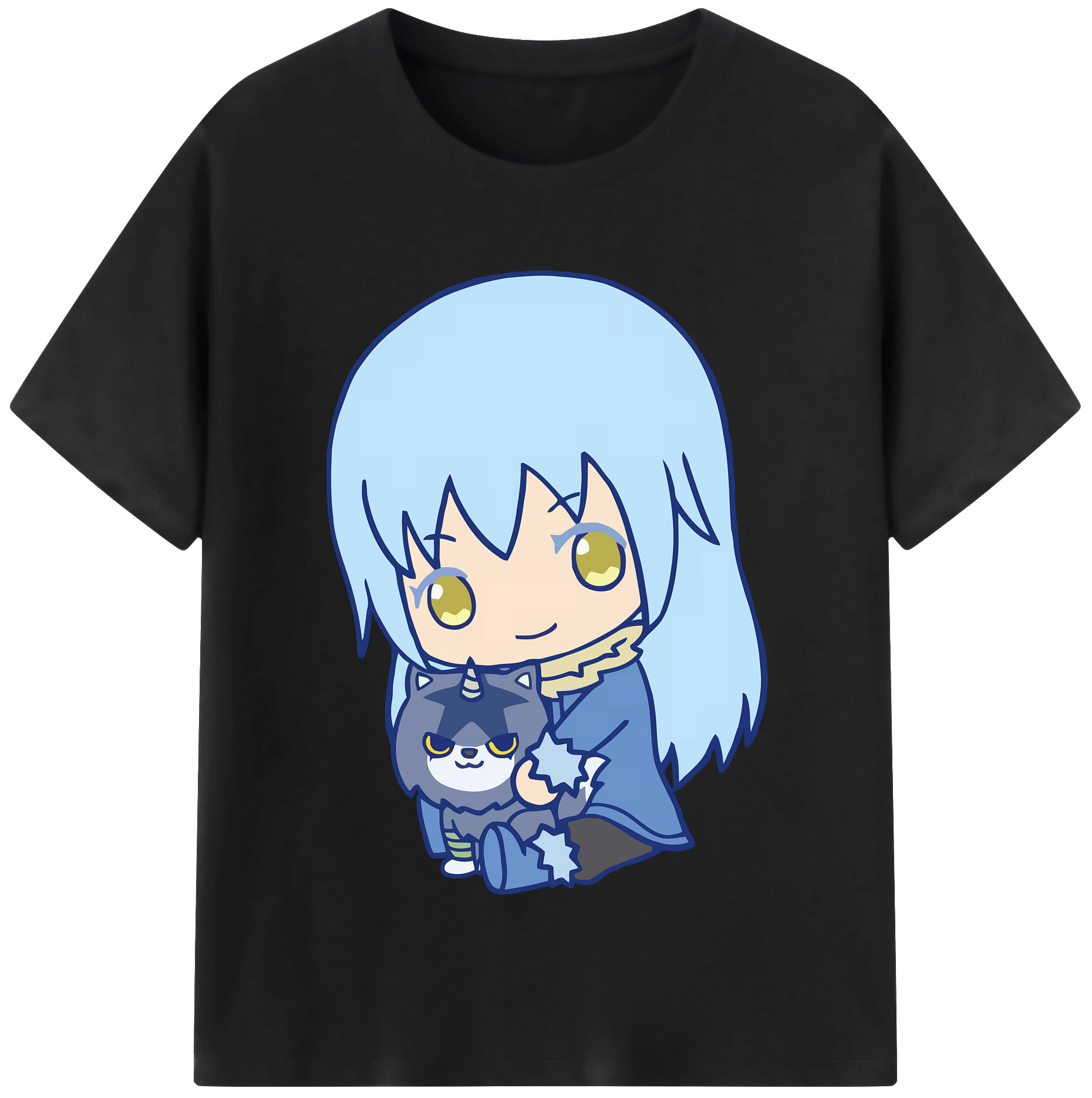 （画像用） 転スラ Regarding Reincarnated to Slime レディースカジュアルプリントTシャツ（綿100％）