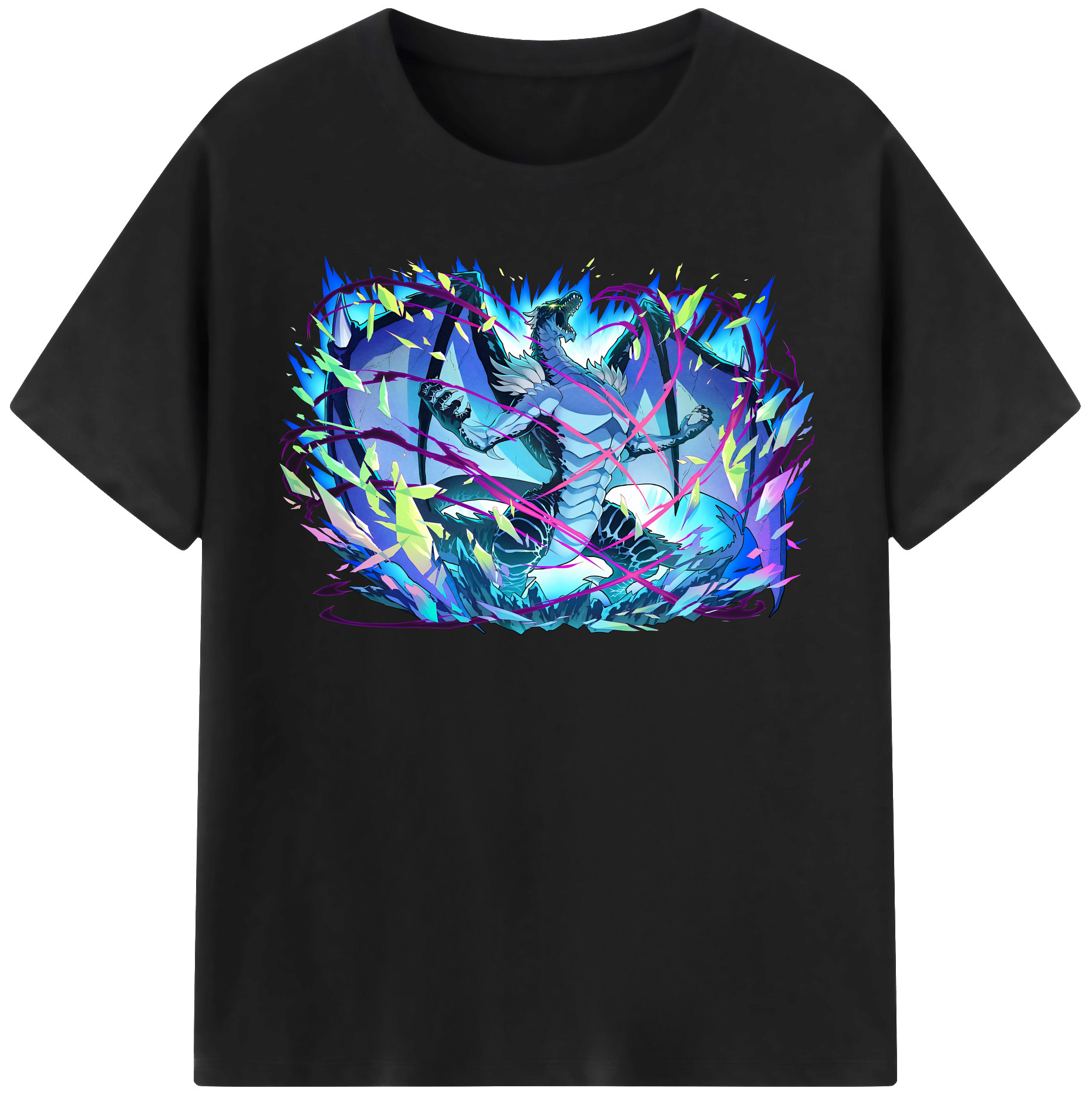 （画像用） 転スラ Regarding Reincarnated to Slime レディースカジュアルプリントTシャツ（綿100％）