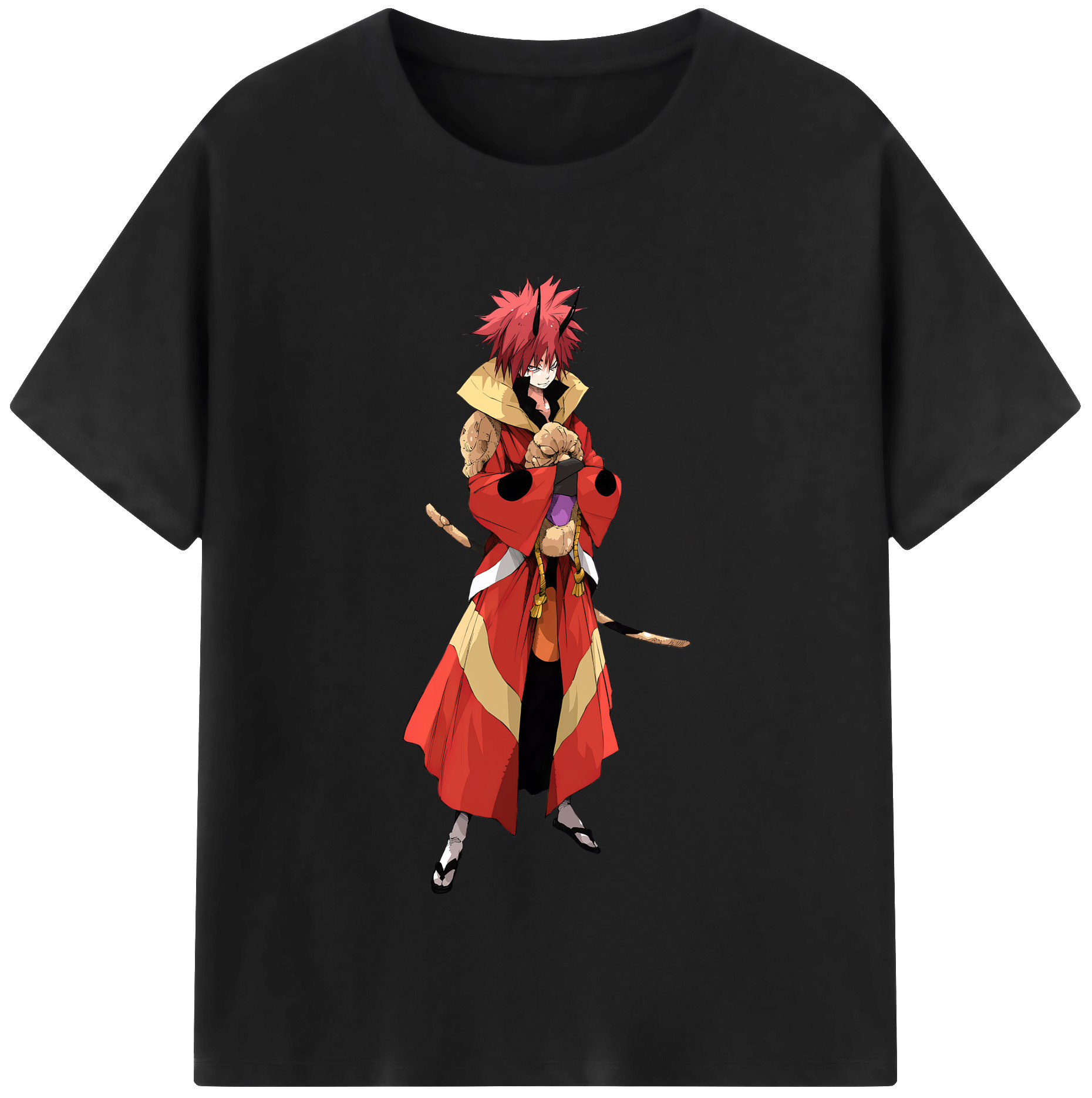 （画像用） 転スラ Regarding Reincarnated to Slime レディースカジュアルプリントTシャツ（綿100％）