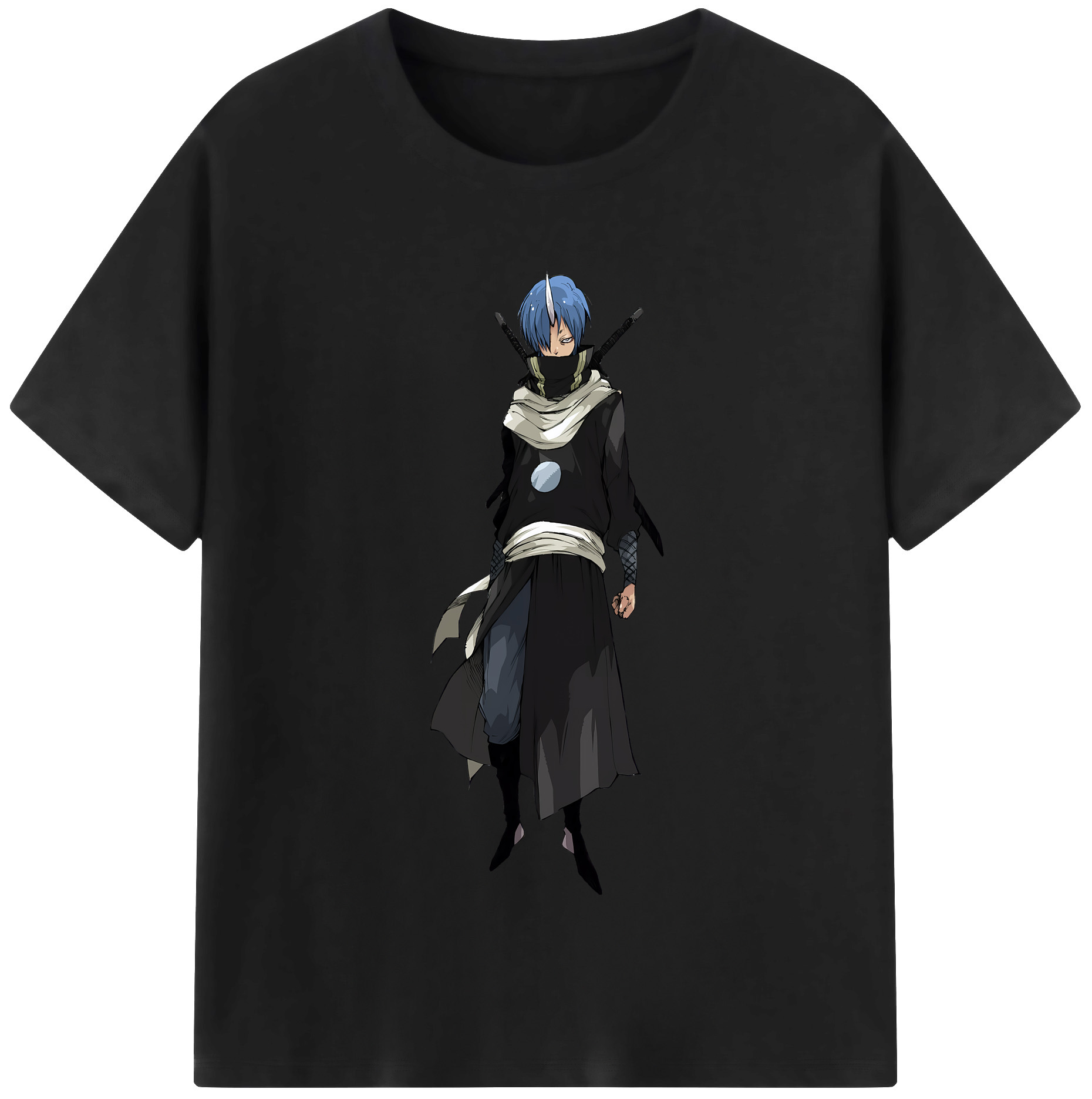 （画像用） 転スラ Regarding Reincarnated to Slime レディースカジュアルプリントTシャツ（綿100％）