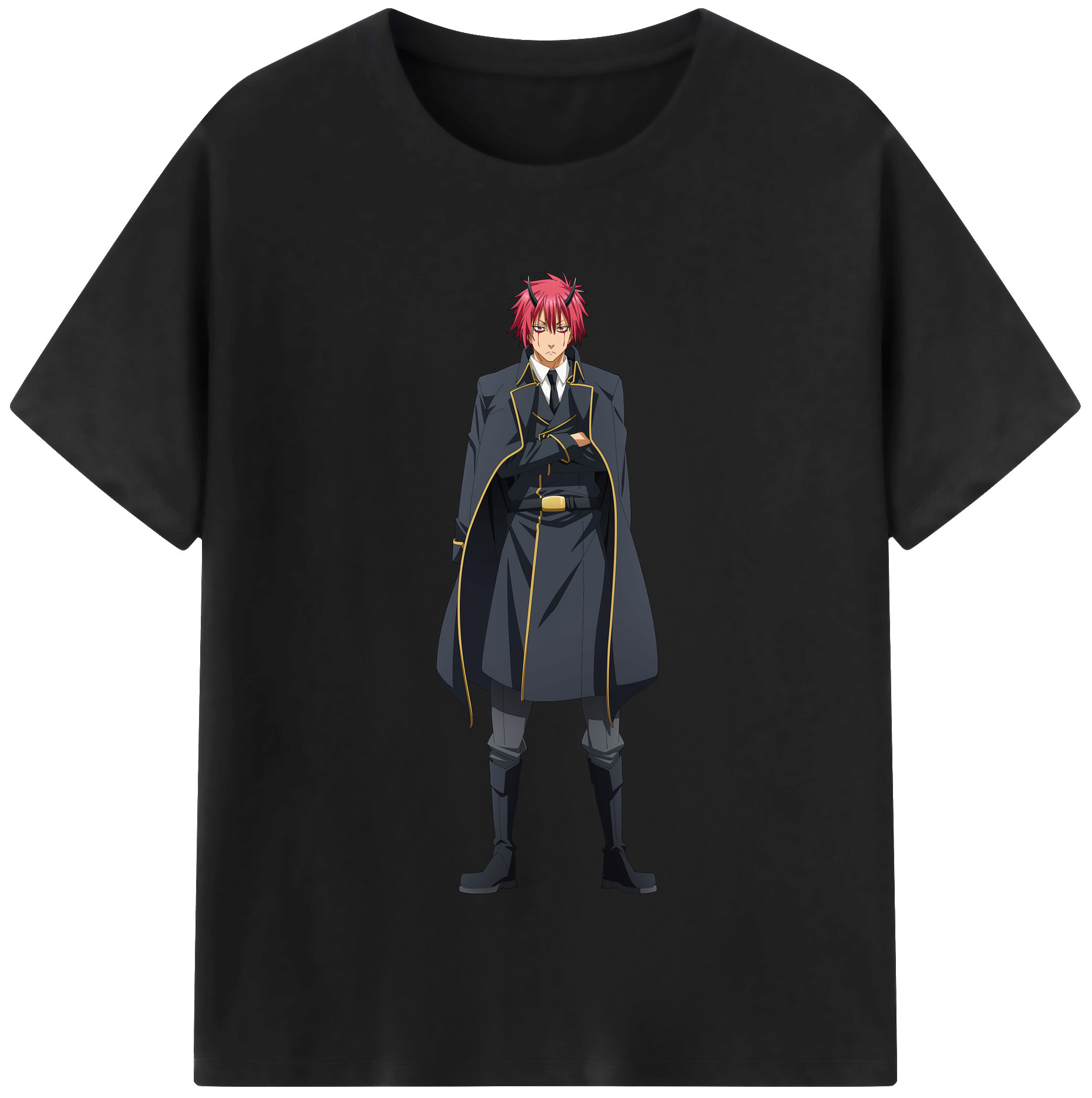 （画像用） 転スラ Regarding Reincarnated to Slime レディースカジュアルプリントTシャツ（綿100％）