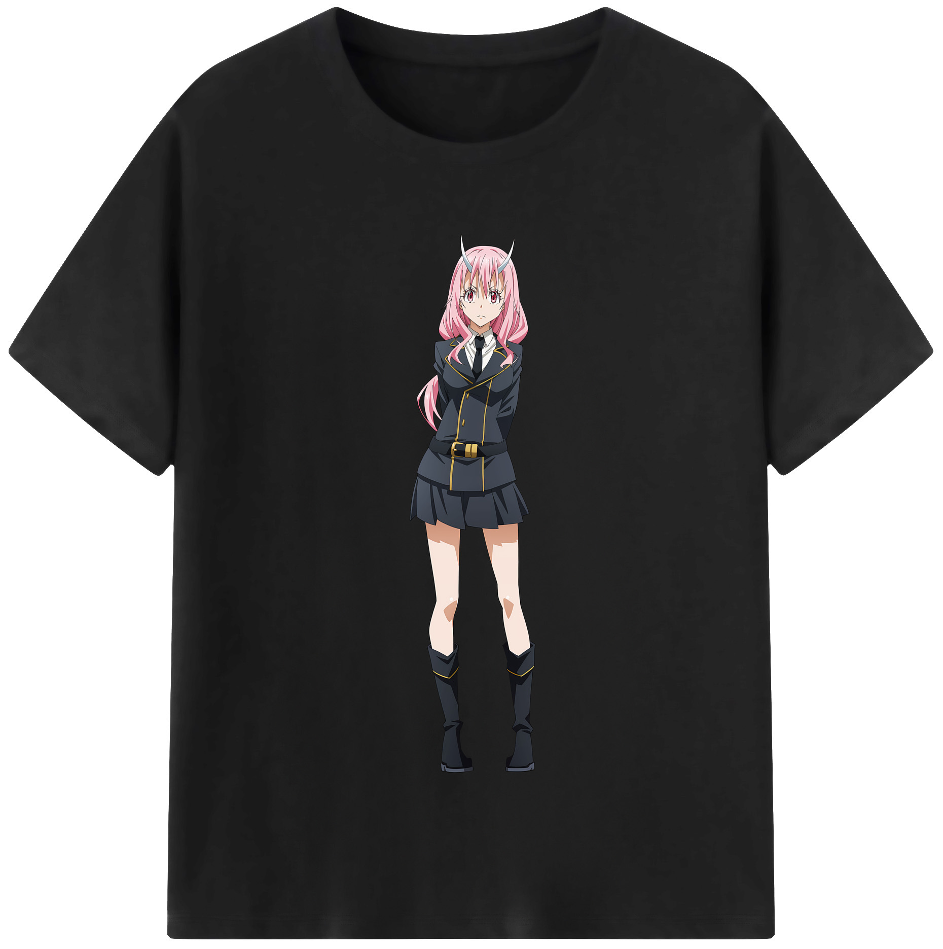 （画像用） 転スラ Regarding Reincarnated to Slime レディースカジュアルプリントTシャツ（綿100％）