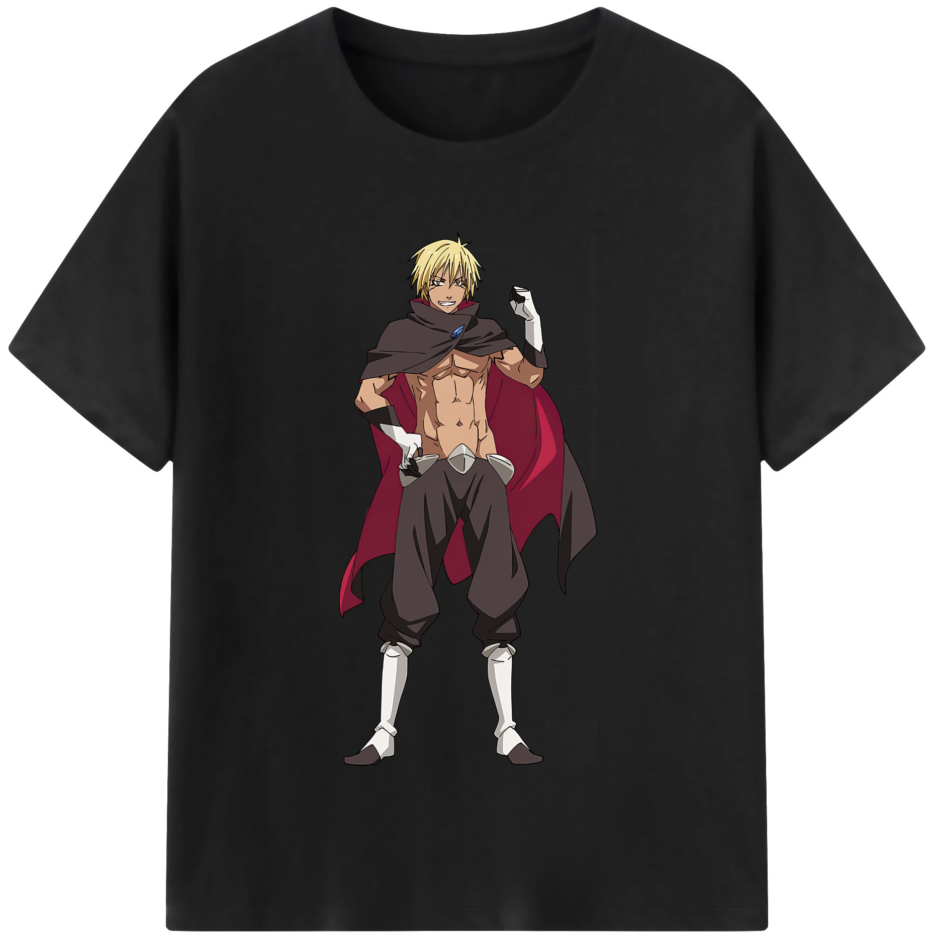 （画像用） 転スラ Regarding Reincarnated to Slime レディースカジュアルプリントTシャツ（綿100％）