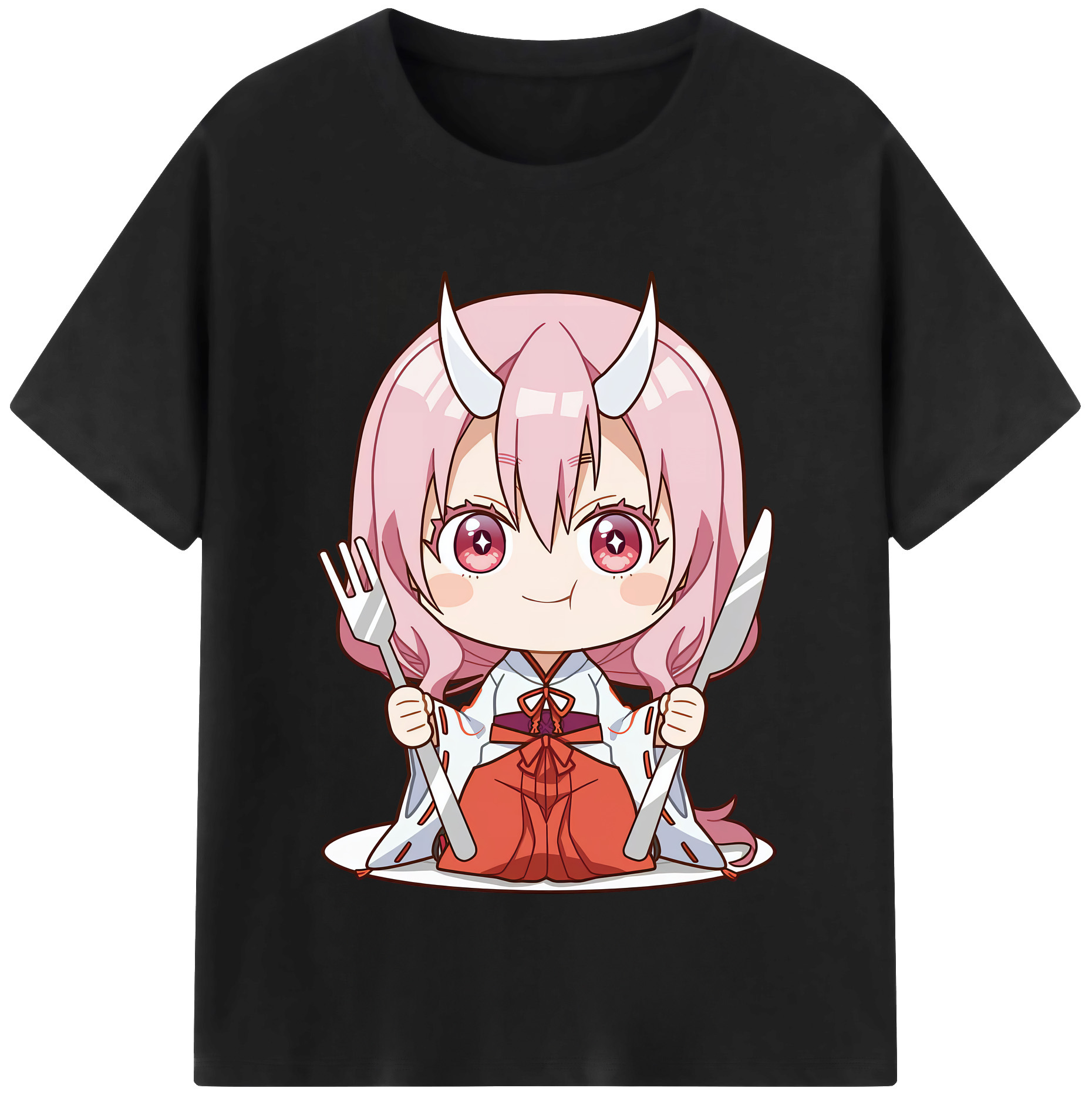 （画像用） 転スラ Regarding Reincarnated to Slime レディースカジュアルプリントTシャツ（綿100％）