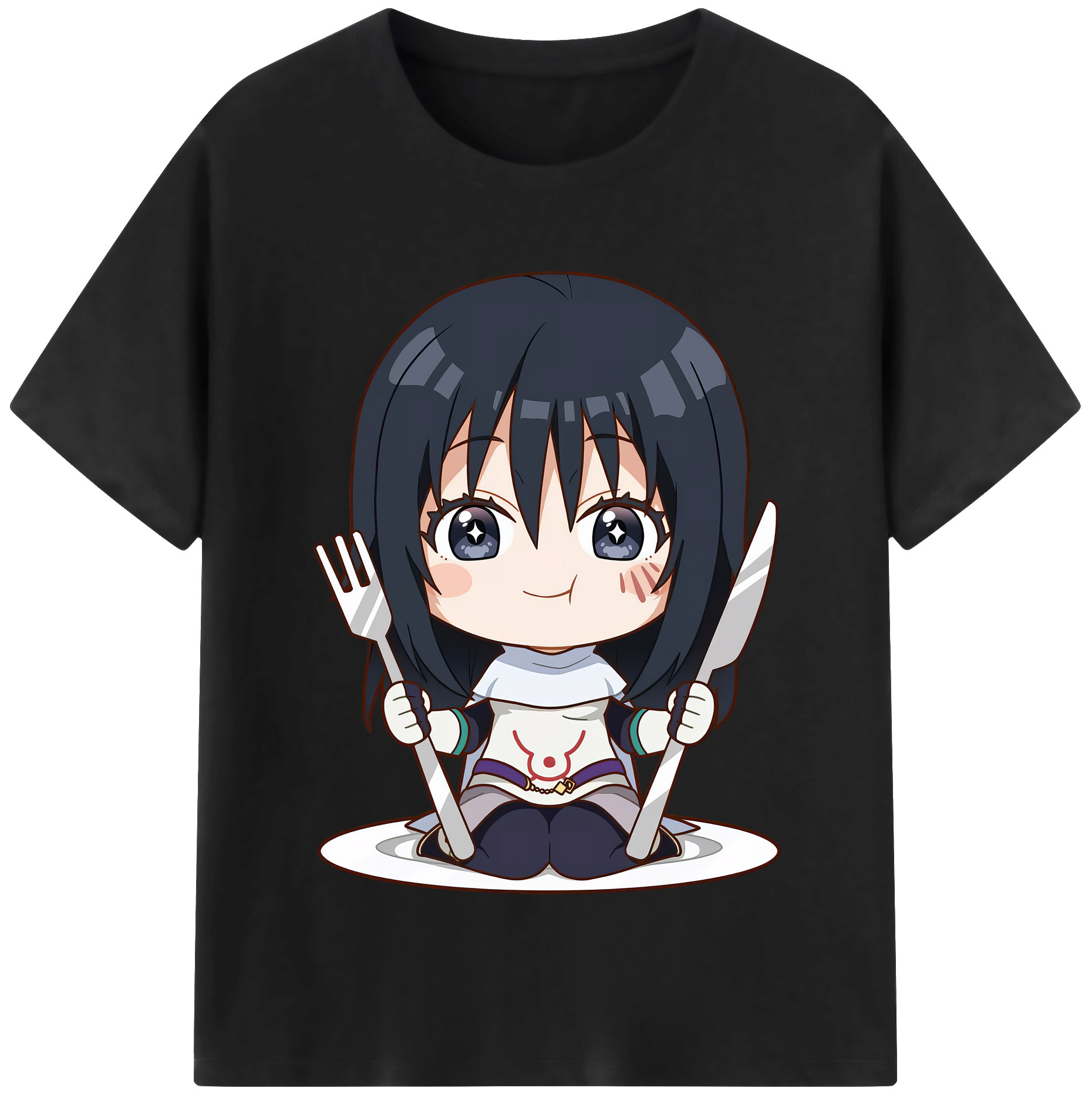 （画像用） 転スラ Regarding Reincarnated to Slime レディースカジュアルプリントTシャツ（綿100％）