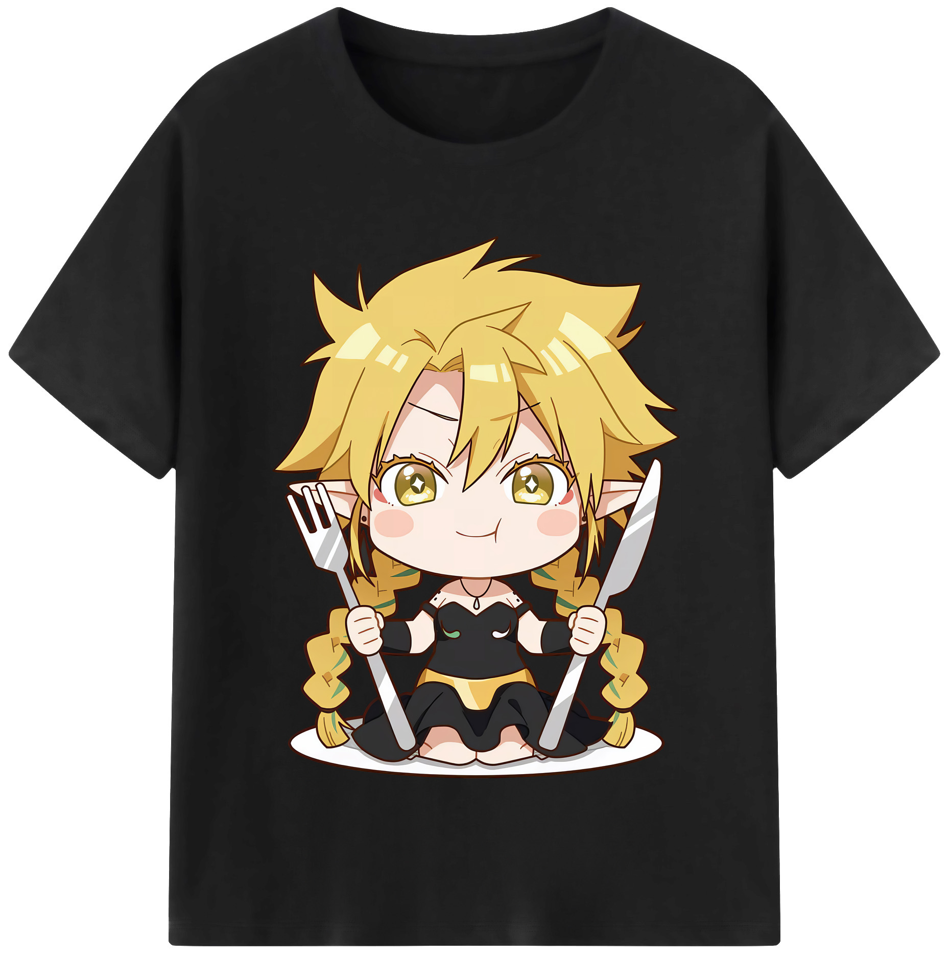 （画像用） 転スラ Regarding Reincarnated to Slime レディースカジュアルプリントTシャツ（綿100％）