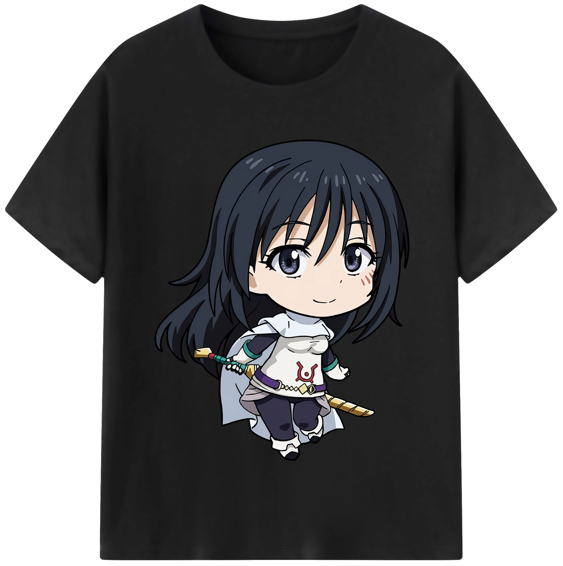 （画像用） 転スラ Regarding Reincarnated to Slime レディースカジュアルプリントTシャツ（綿100％）