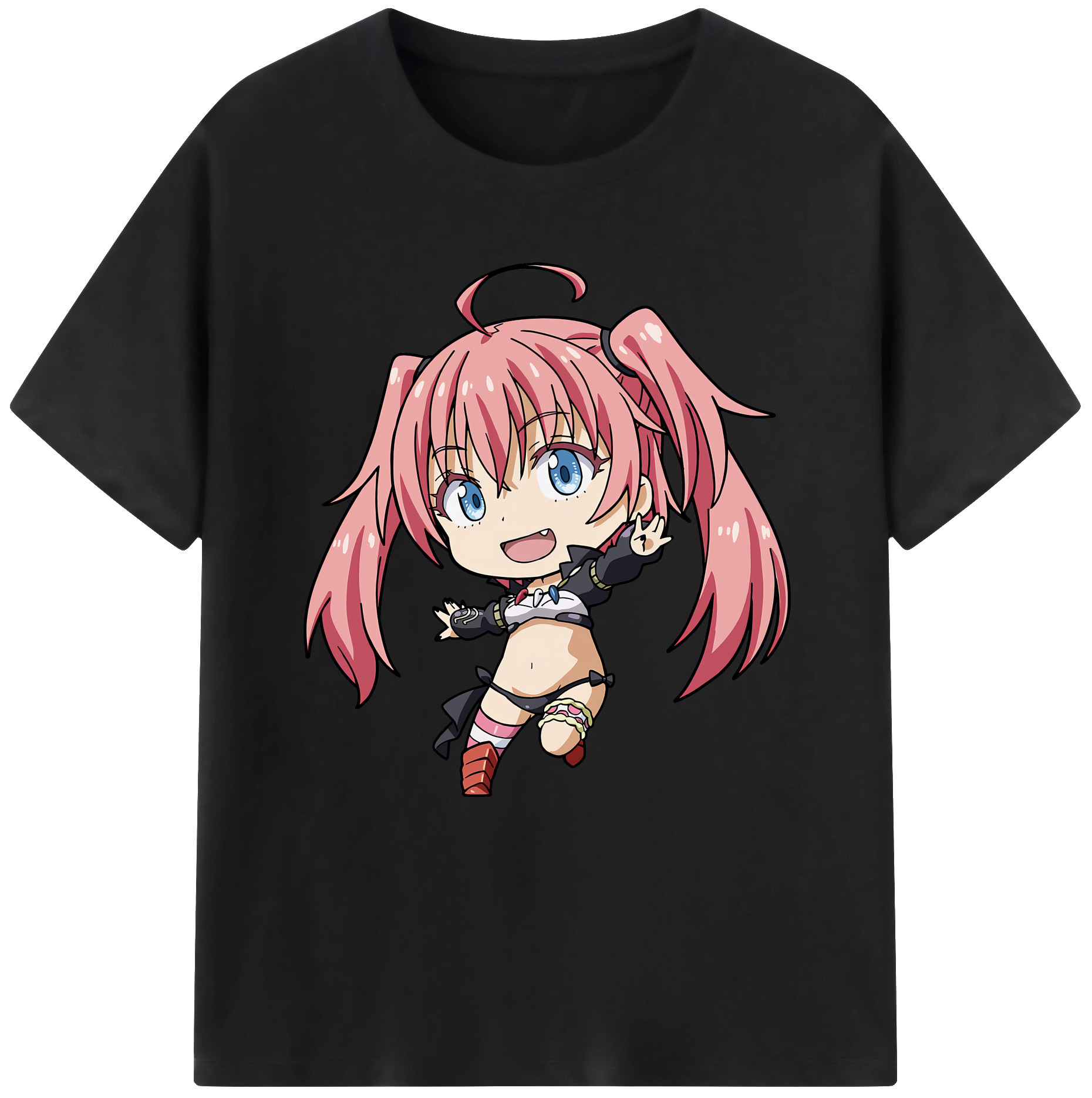 （画像用） 転スラ Regarding Reincarnated to Slime レディースカジュアルプリントTシャツ（綿100％）
