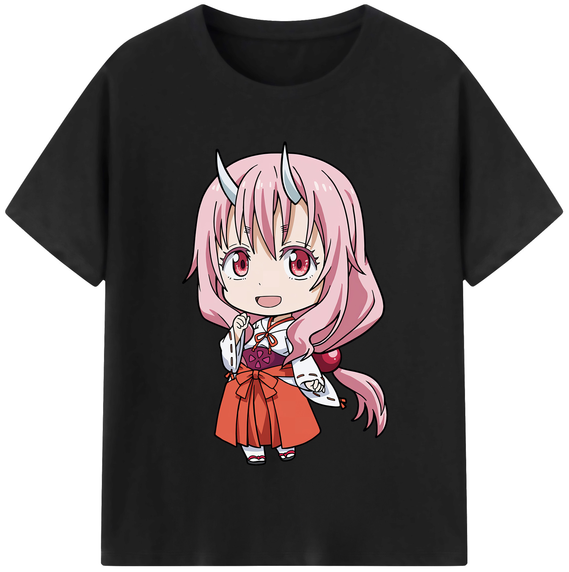 （画像用） 転スラ Regarding Reincarnated to Slime レディースカジュアルプリントTシャツ（綿100％）