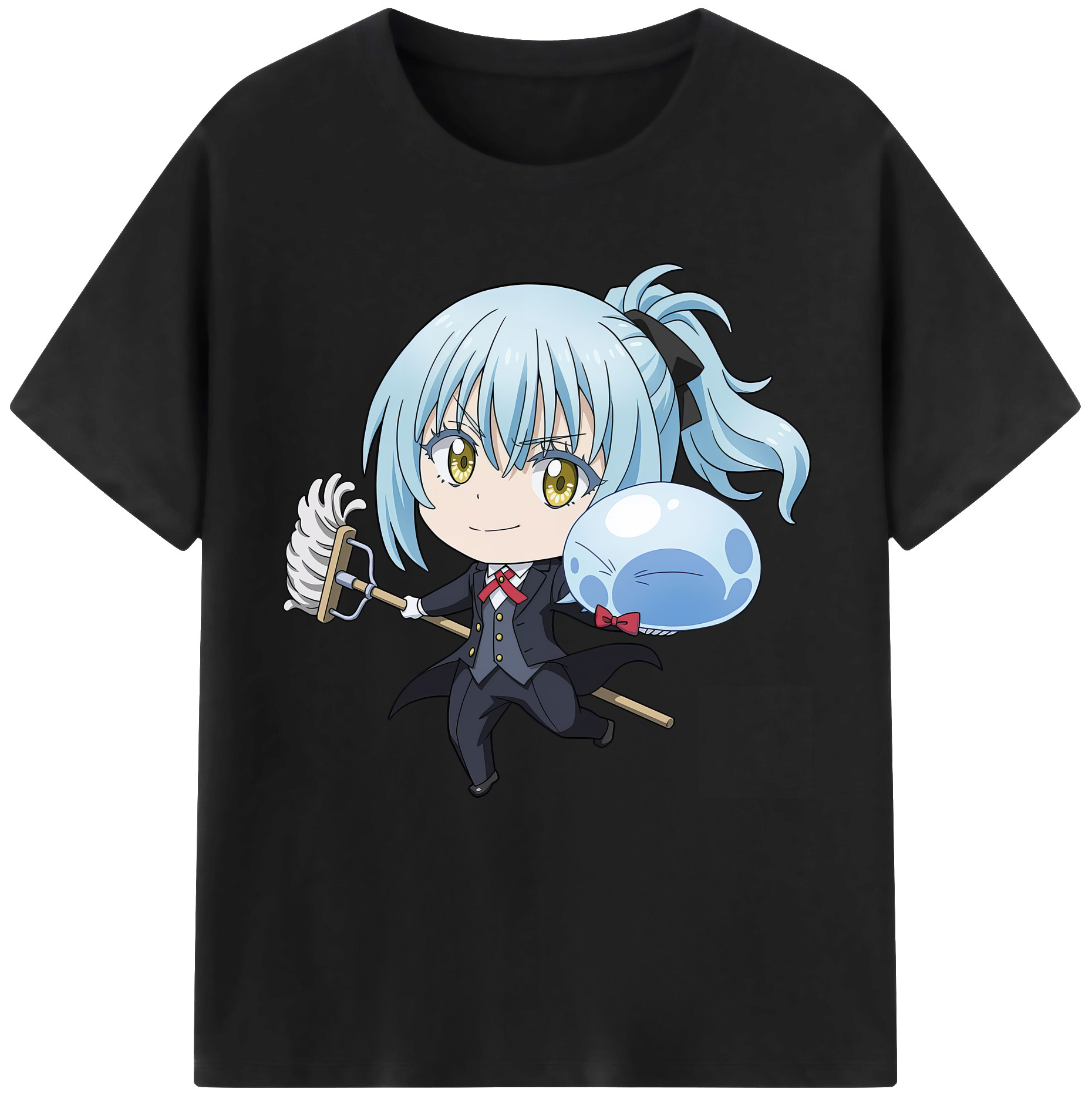（画像用） 転スラ Regarding Reincarnated to Slime レディースカジュアルプリントTシャツ（綿100％）