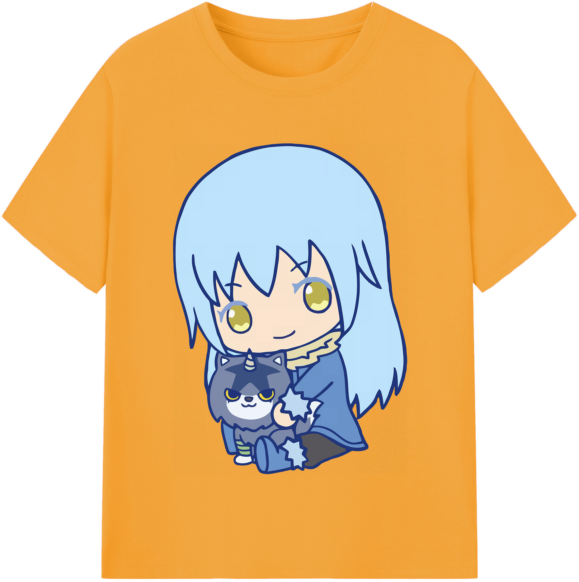 （画像用） 転スラ Regarding Reincarnated to Slime レディースカジュアルプリントTシャツ（綿100％）