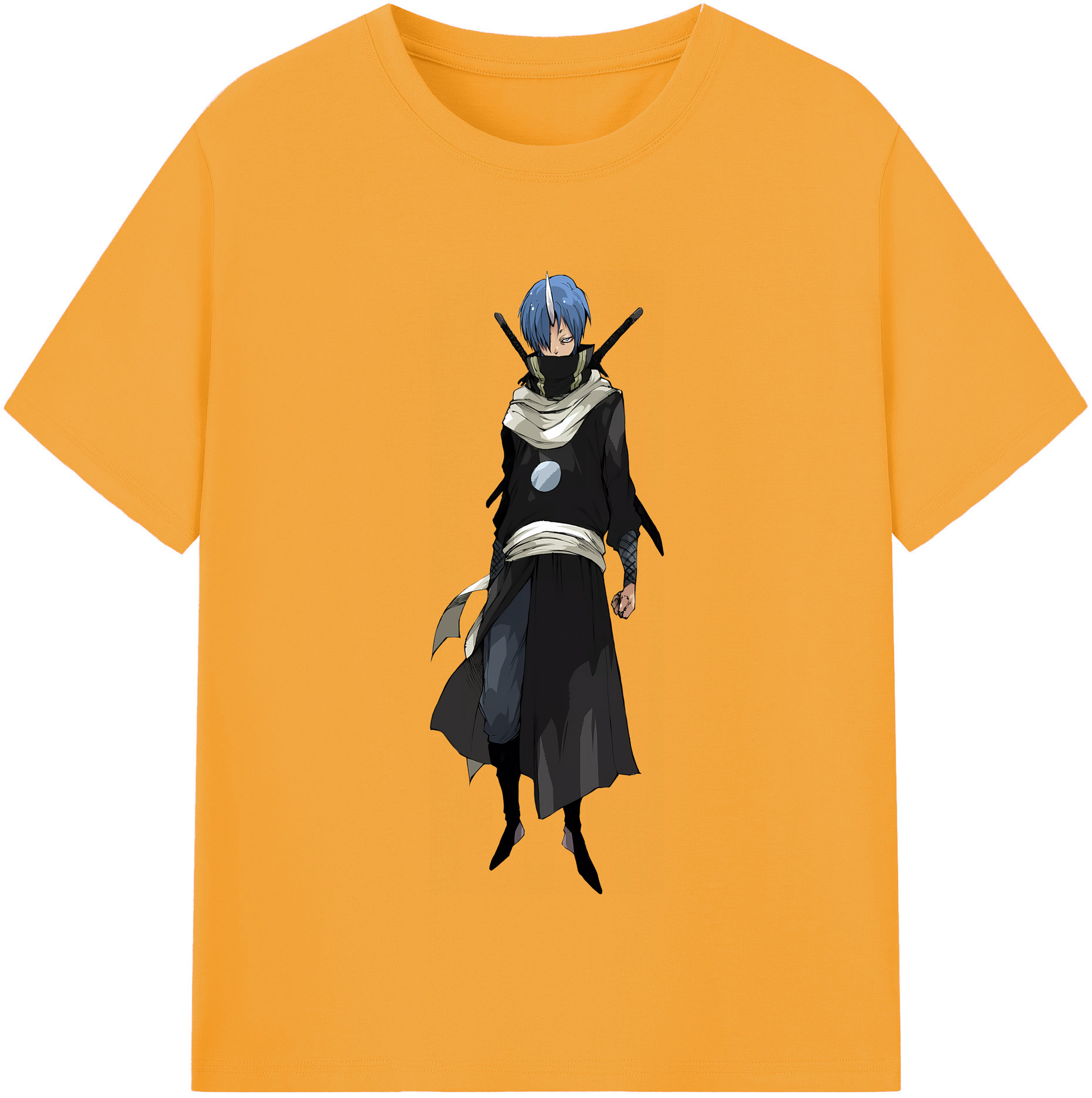 （画像用） 転スラ Regarding Reincarnated to Slime レディースカジュアルプリントTシャツ（綿100％）