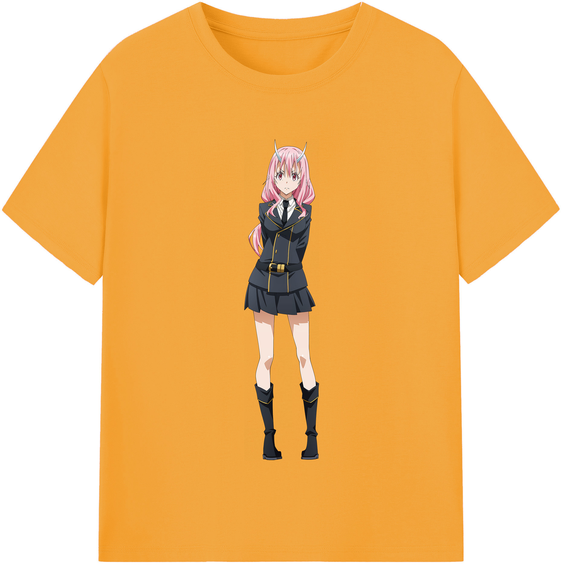 （画像用） 転スラ Regarding Reincarnated to Slime レディースカジュアルプリントTシャツ（綿100％）