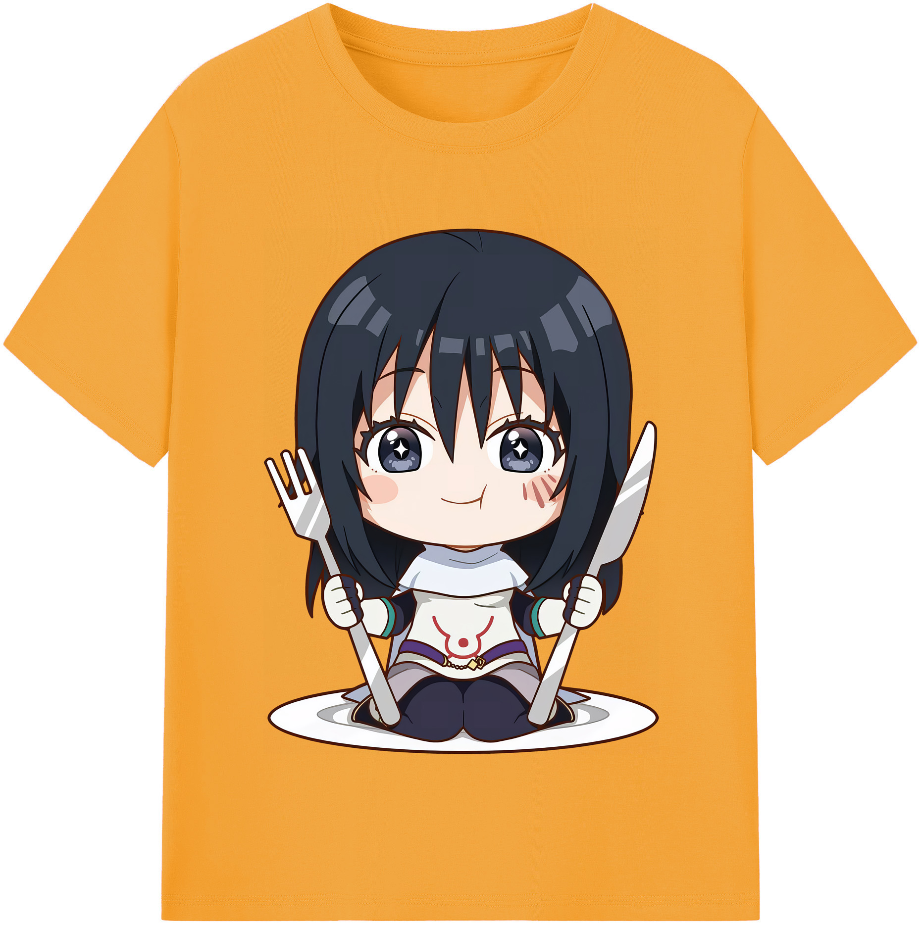 （画像用） 転スラ Regarding Reincarnated to Slime レディースカジュアルプリントTシャツ（綿100％）
