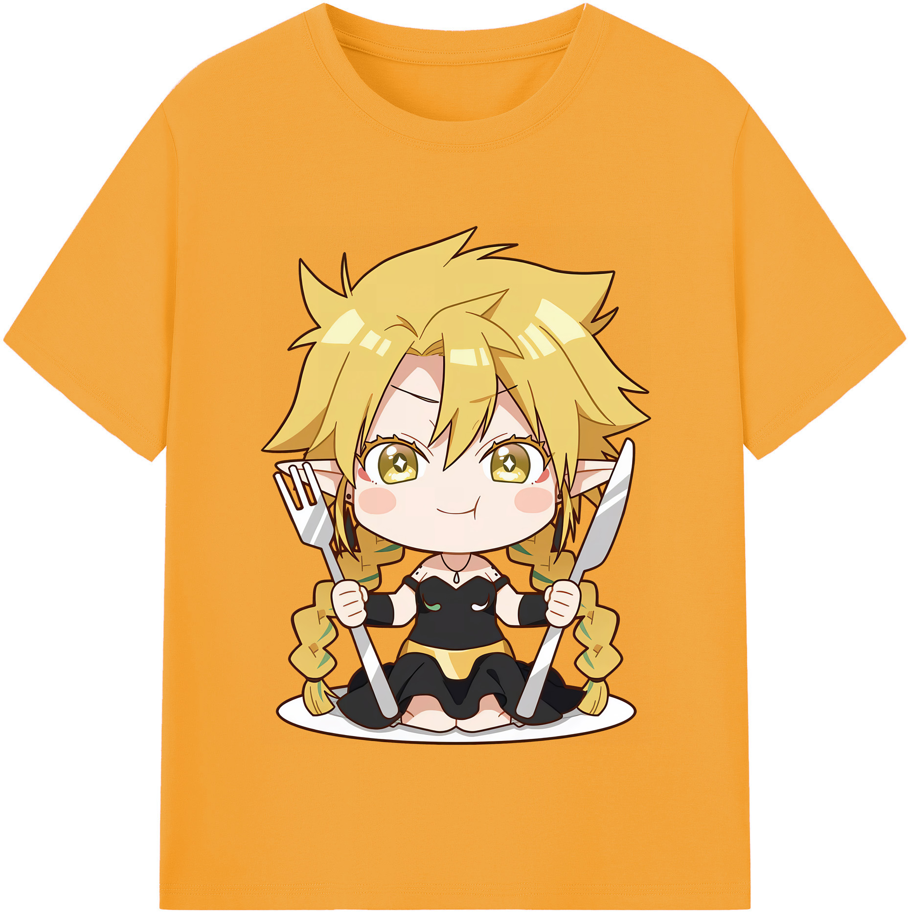 （画像用） 転スラ Regarding Reincarnated to Slime レディースカジュアルプリントTシャツ（綿100％）