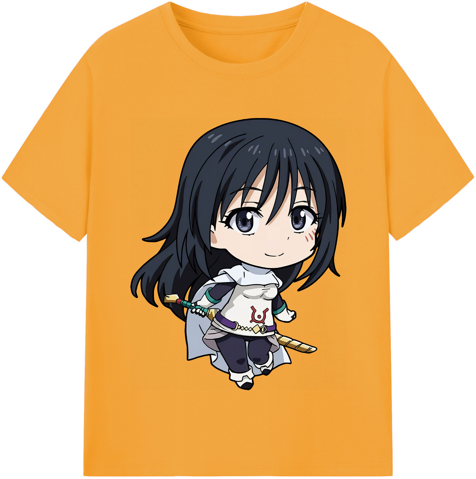 （画像用） 転スラ Regarding Reincarnated to Slime レディースカジュアルプリントTシャツ（綿100％）