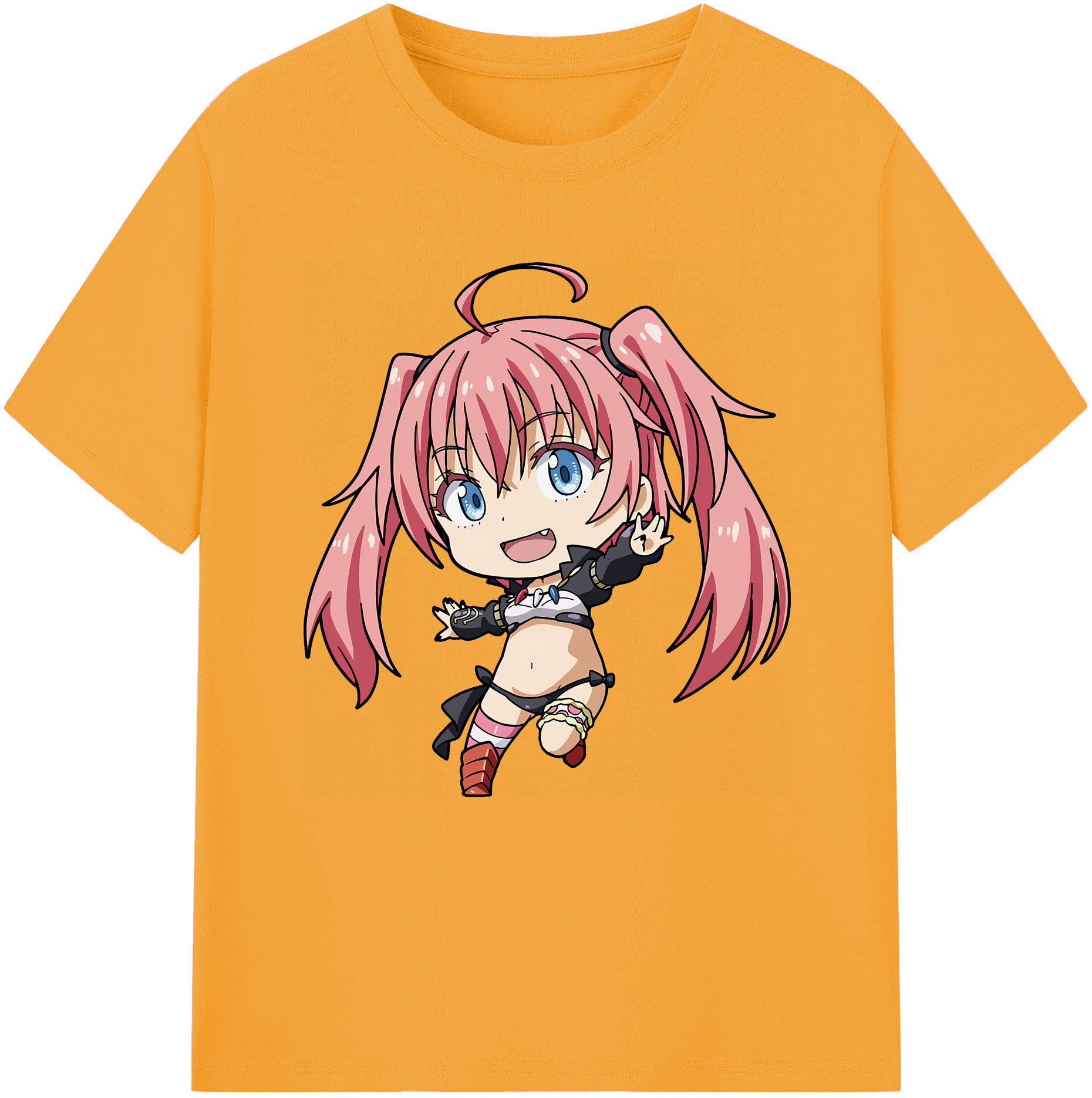 （画像用） 転スラ Regarding Reincarnated to Slime レディースカジュアルプリントTシャツ（綿100％）