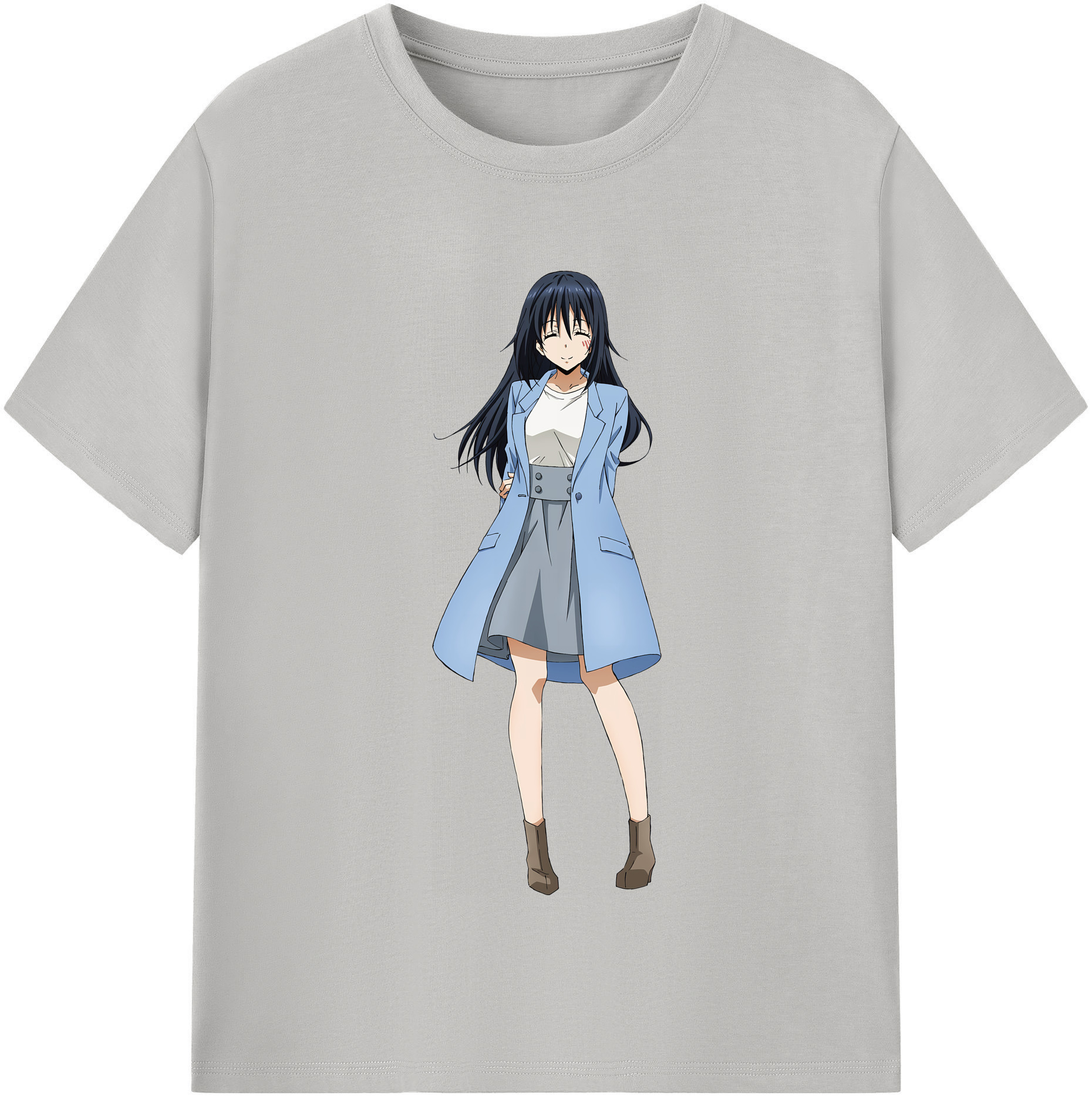 （画像用） 転スラ Regarding Reincarnated to Slime レディースカジュアルプリントTシャツ（綿100％）