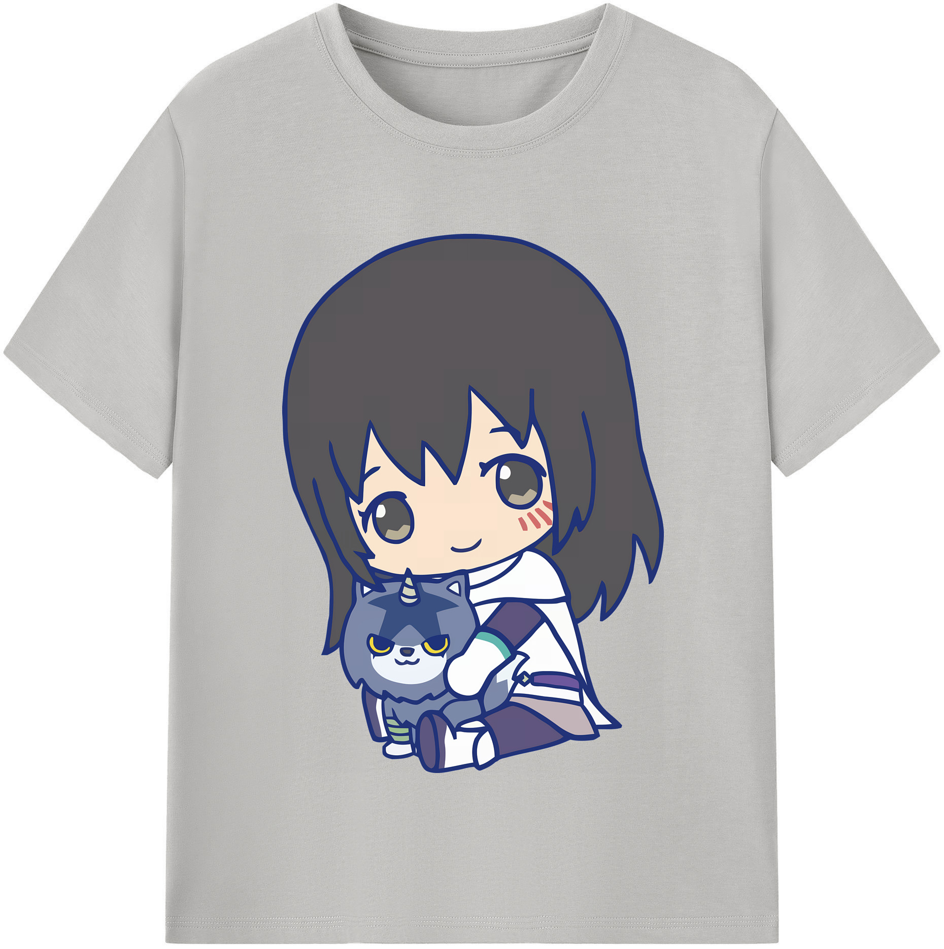 （画像用） 転スラ Regarding Reincarnated to Slime レディースカジュアルプリントTシャツ（綿100％）