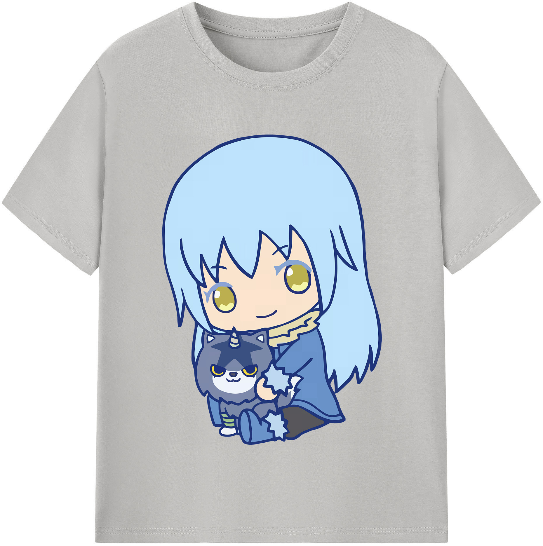 （画像用） 転スラ Regarding Reincarnated to Slime レディースカジュアルプリントTシャツ（綿100％）