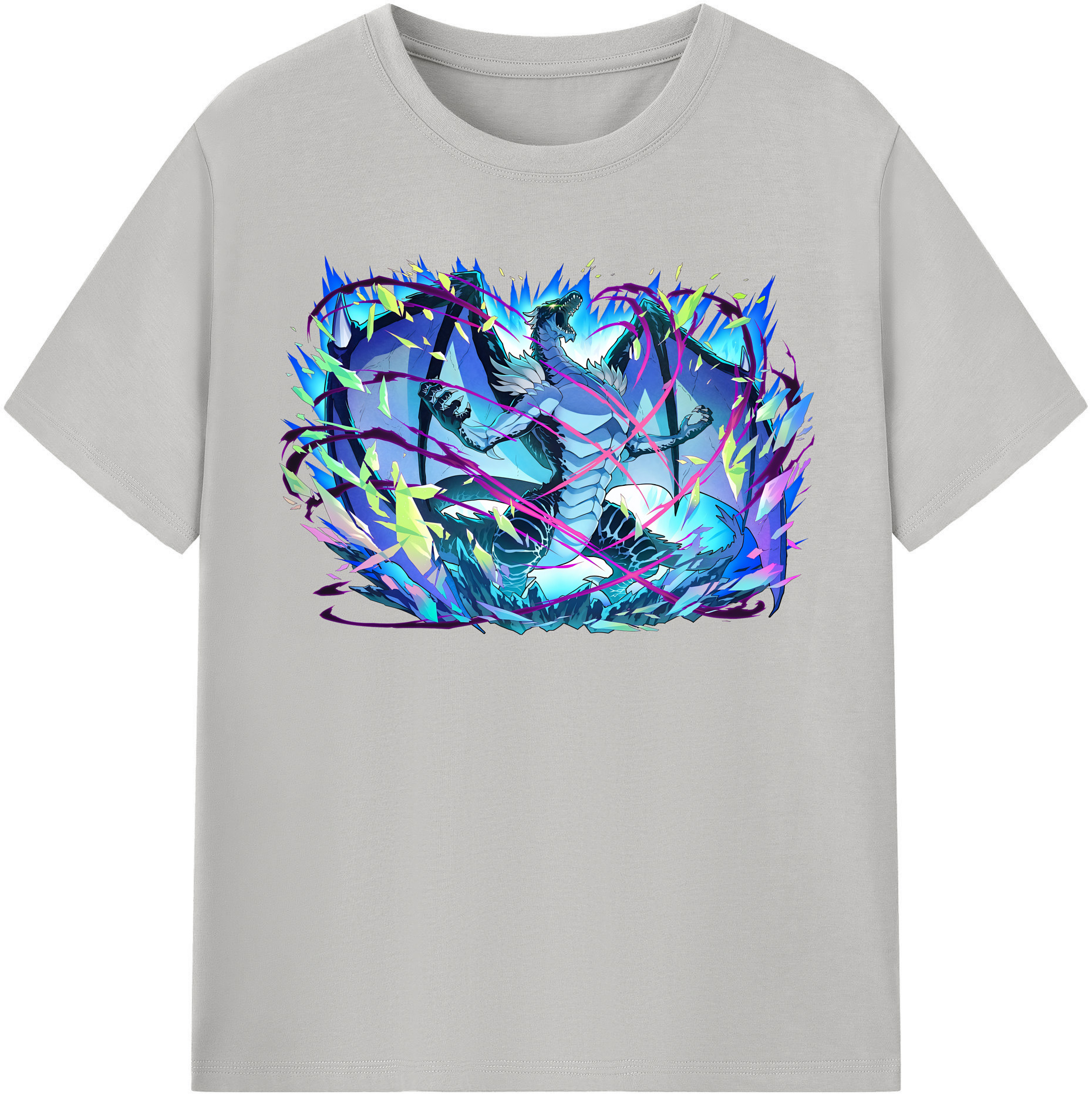 （画像用） 転スラ Regarding Reincarnated to Slime レディースカジュアルプリントTシャツ（綿100％）