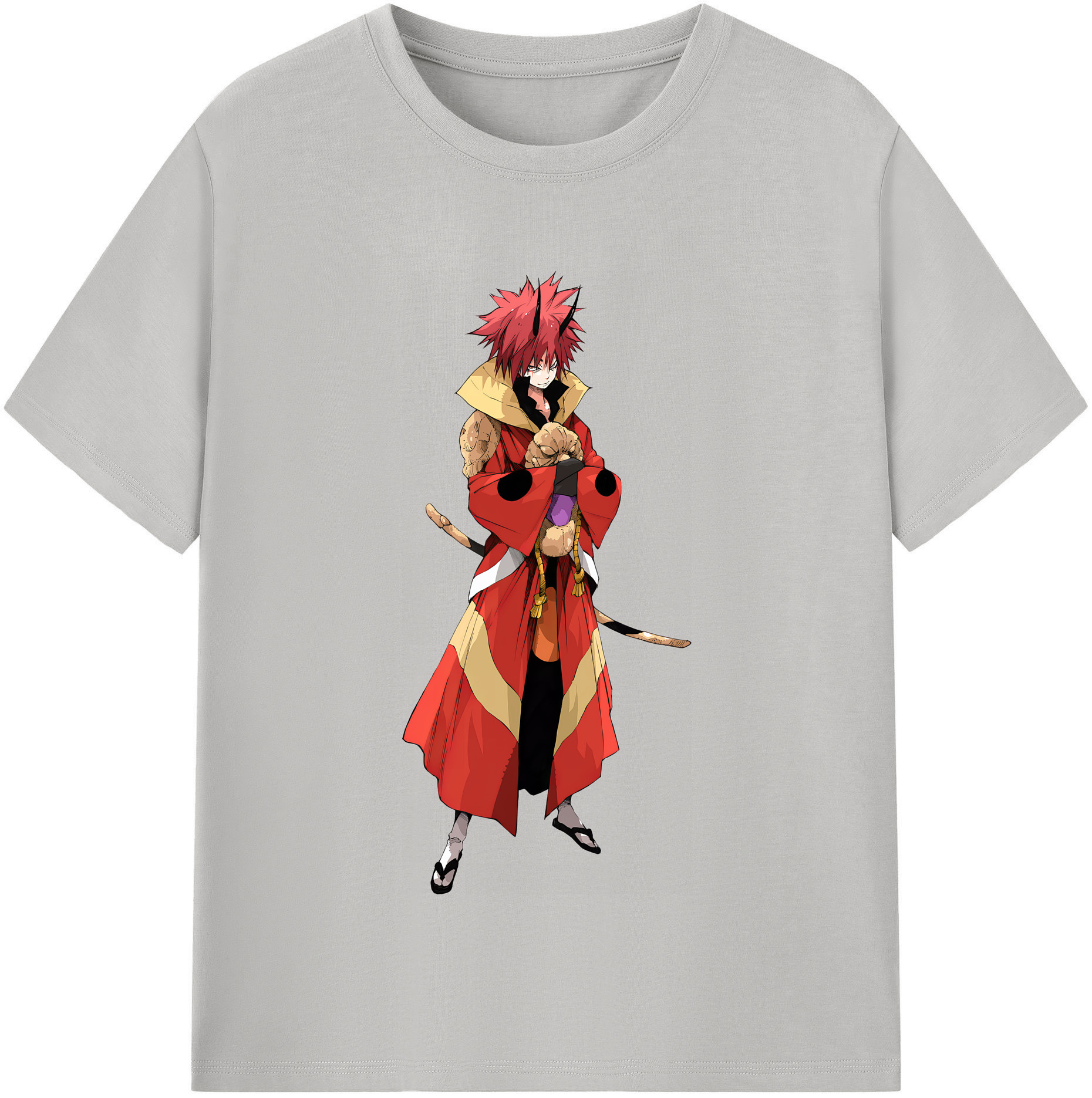 （画像用） 転スラ Regarding Reincarnated to Slime レディースカジュアルプリントTシャツ（綿100％）