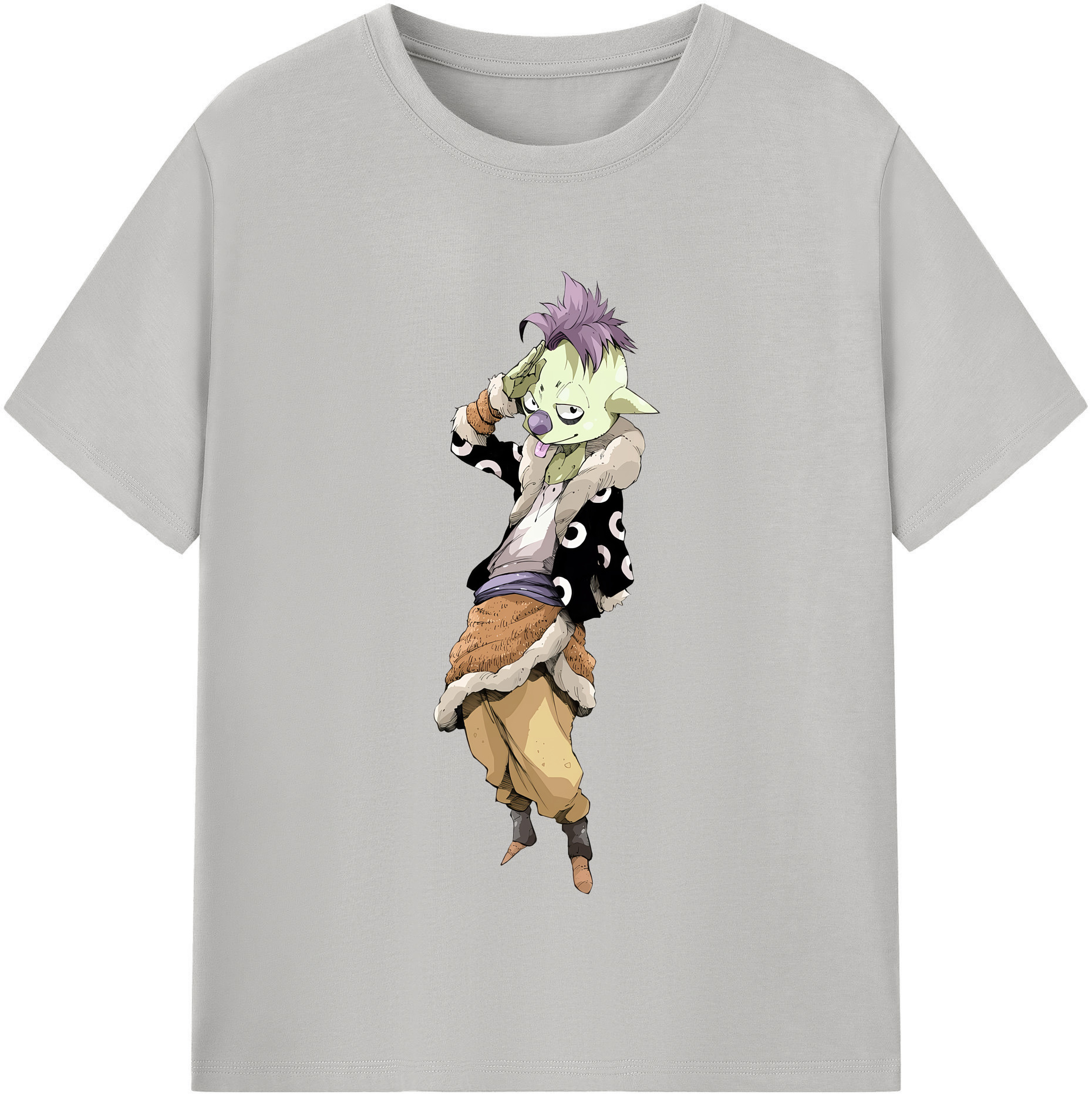 （画像用） 転スラ Regarding Reincarnated to Slime レディースカジュアルプリントTシャツ（綿100％）