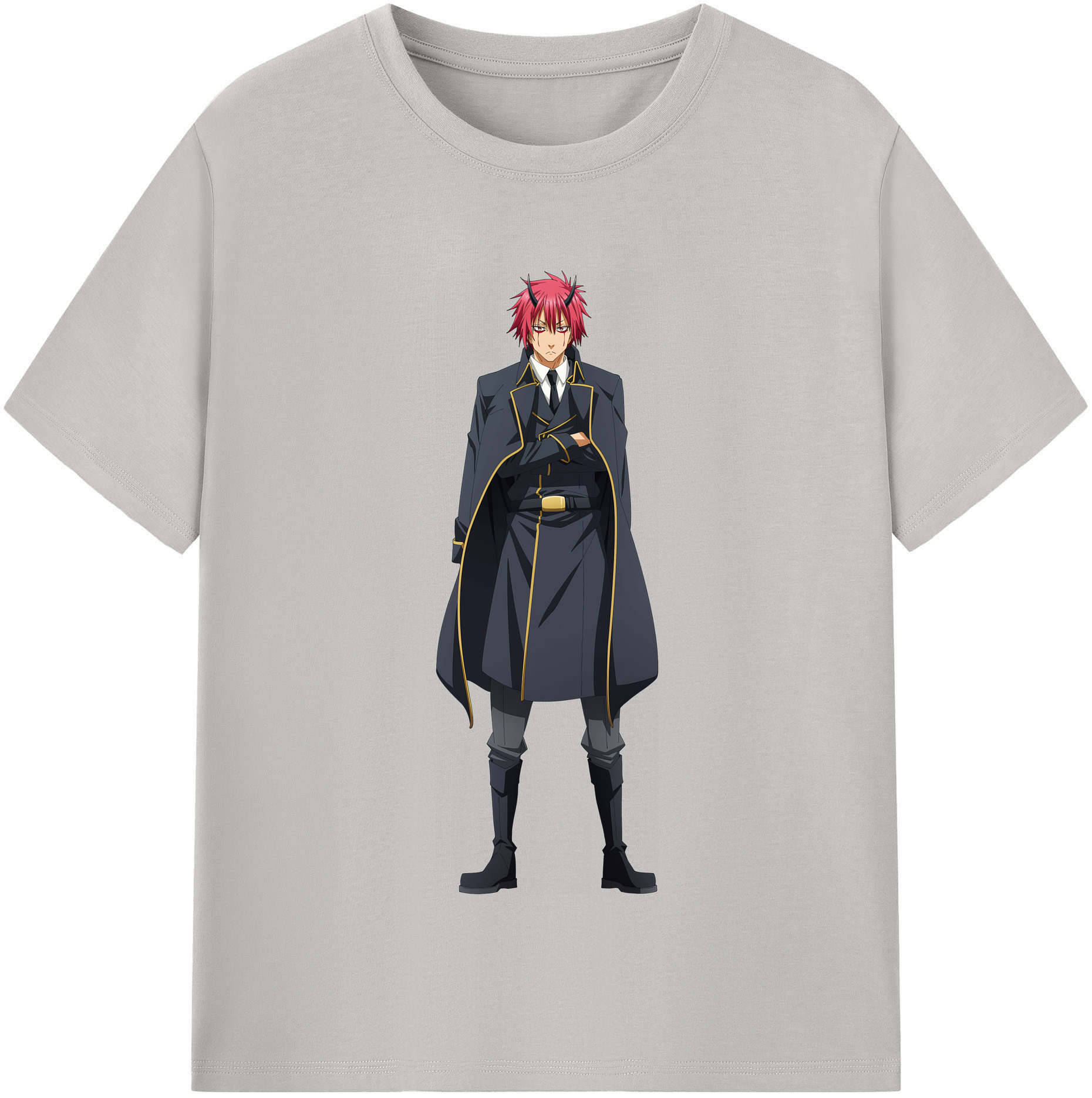 （画像用） 転スラ Regarding Reincarnated to Slime レディースカジュアルプリントTシャツ（綿100％）