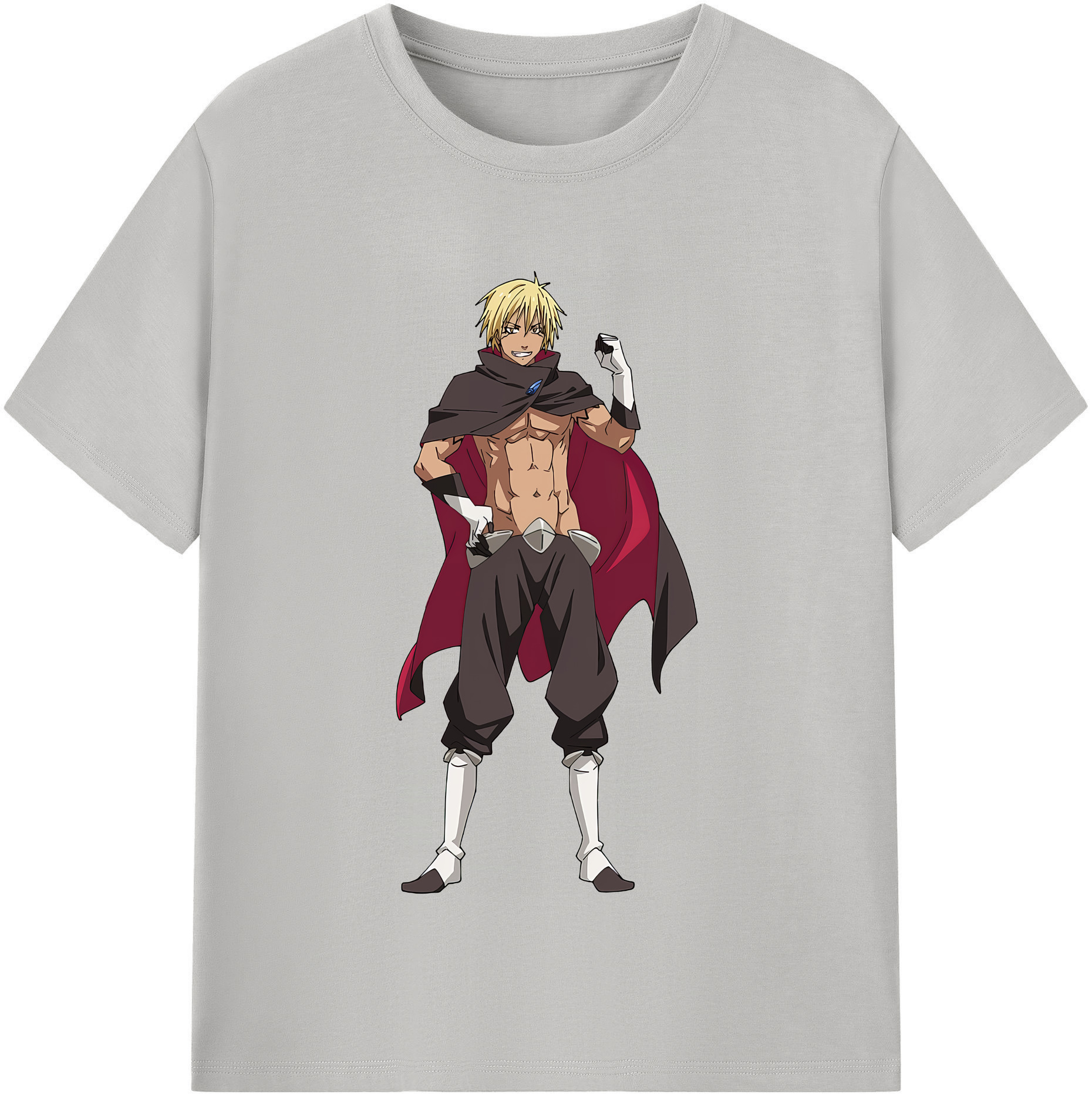 （画像用） 転スラ Regarding Reincarnated to Slime レディースカジュアルプリントTシャツ（綿100％）