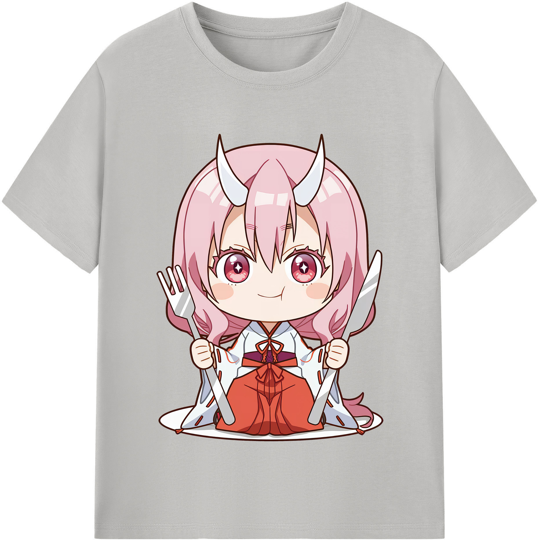 （画像用） 転スラ Regarding Reincarnated to Slime レディースカジュアルプリントTシャツ（綿100％）
