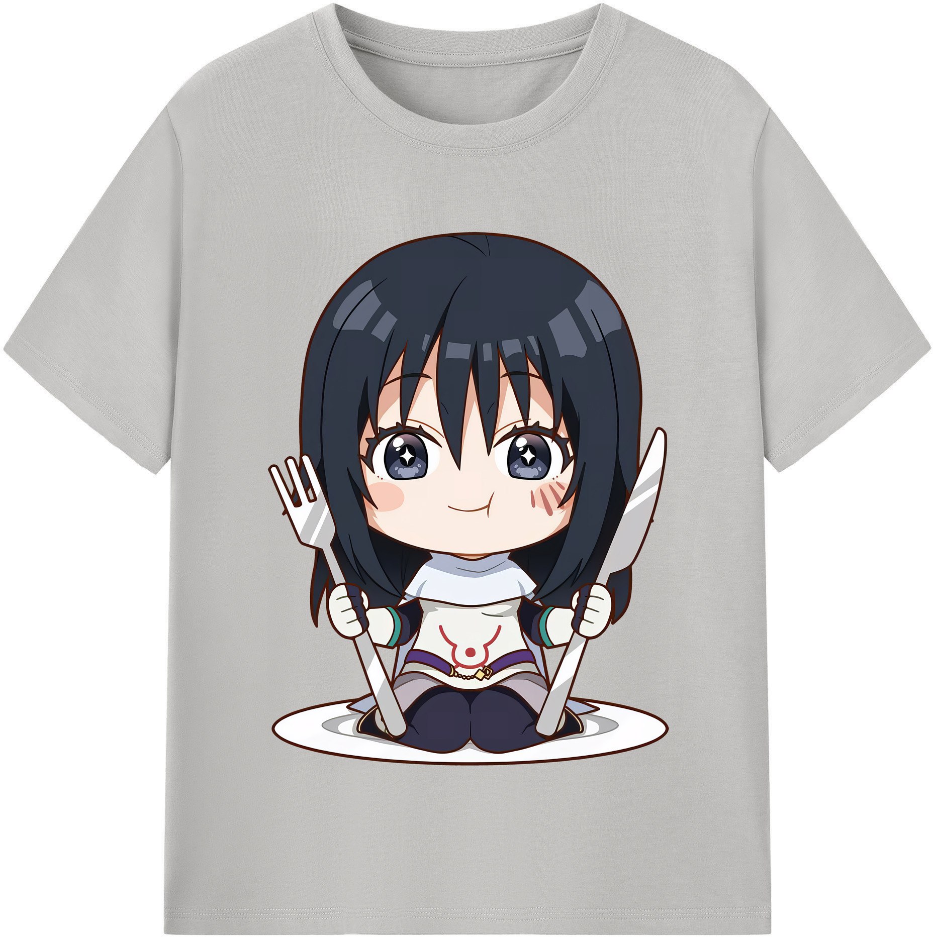 （画像用） 転スラ Regarding Reincarnated to Slime レディースカジュアルプリントTシャツ（綿100％）