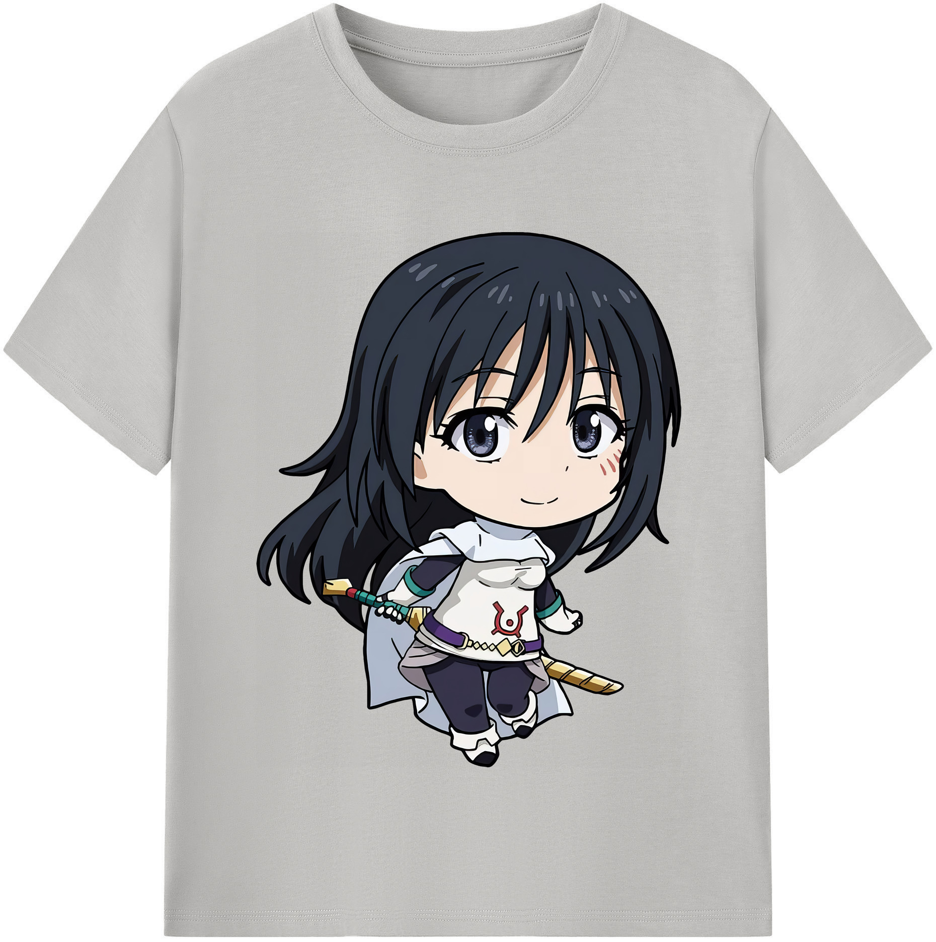 （画像用） 転スラ Regarding Reincarnated to Slime レディースカジュアルプリントTシャツ（綿100％）